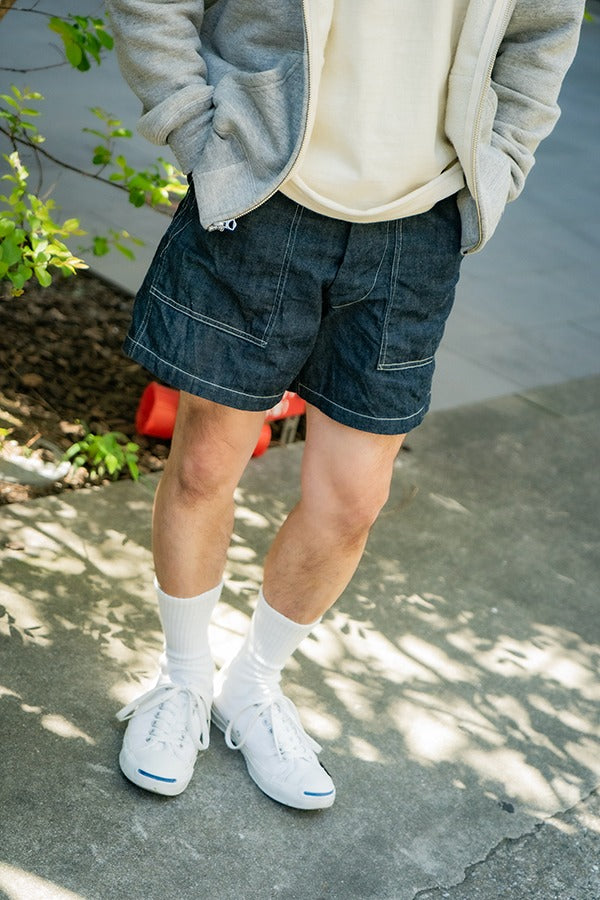 MP25013 UTILITY SHORTS / DENIM - INDIGO