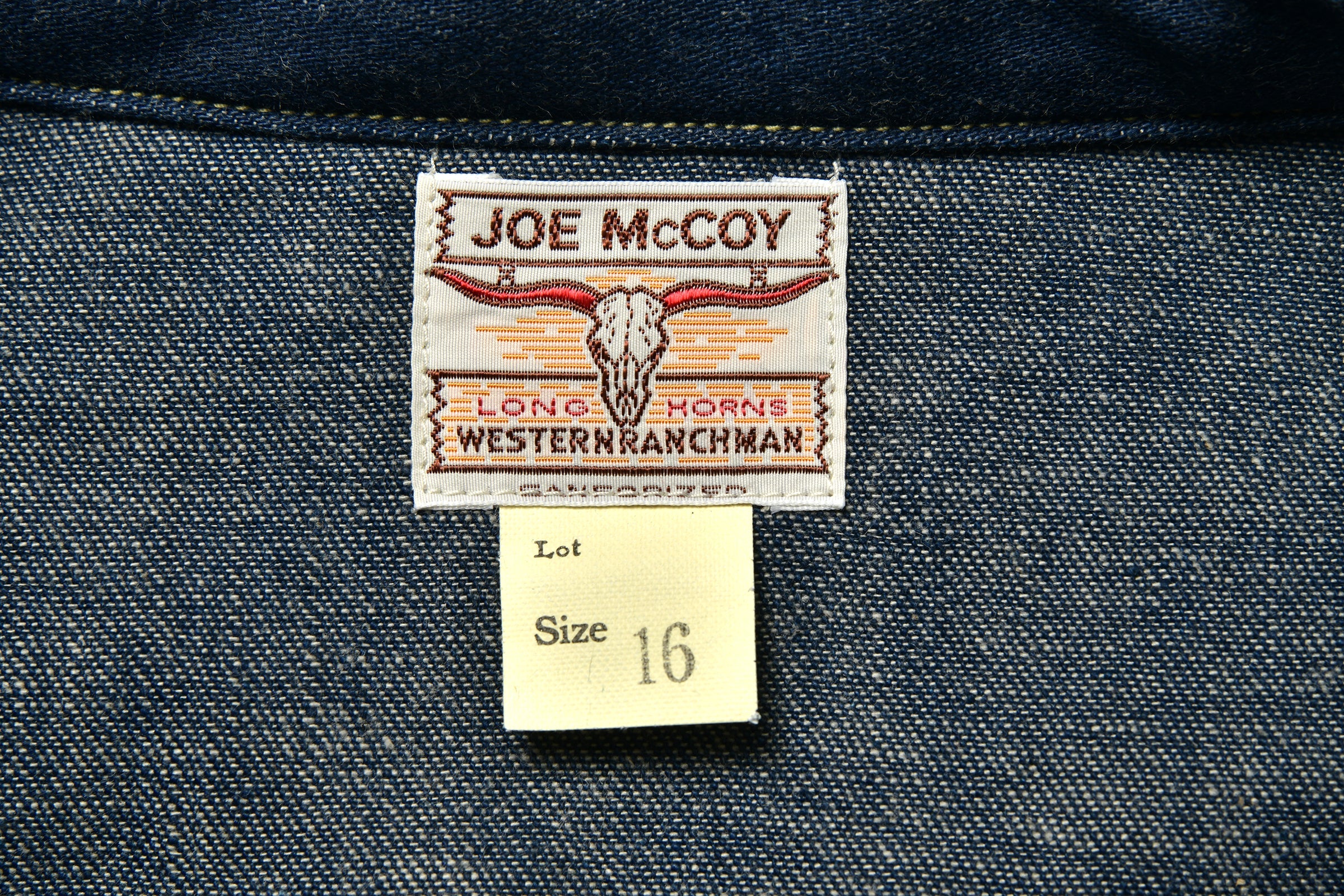 MS22003 DENIM WESTERN SHIRT/SAWTOOTH - INDIGO