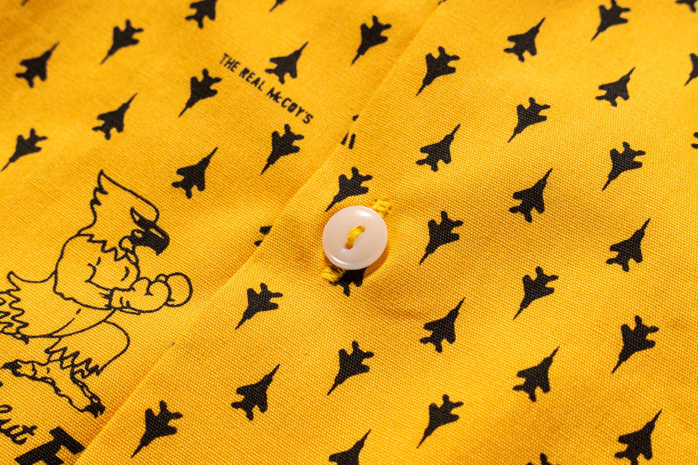 OPEN-COLLAR SHIRT / FOURTH BUT FIRST - YELLOW