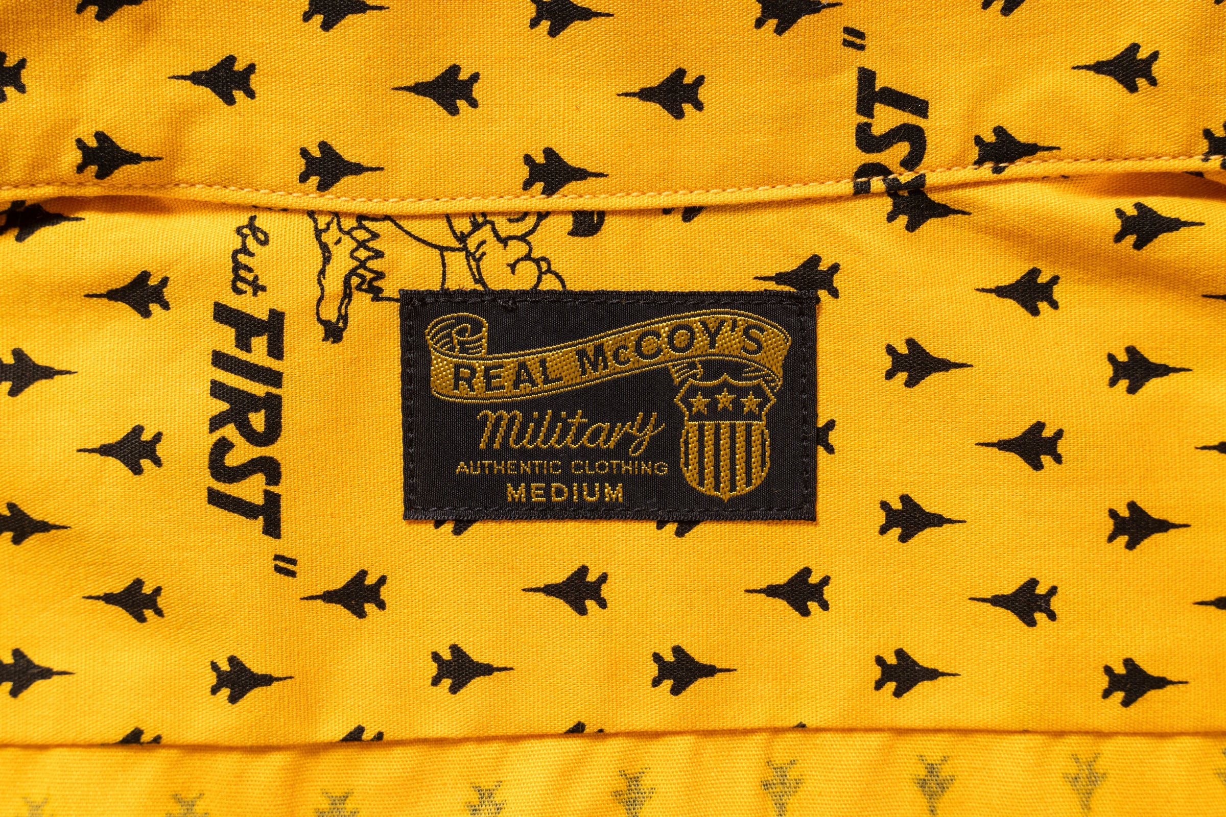 OPEN-COLLAR SHIRT / FOURTH BUT FIRST - YELLOW