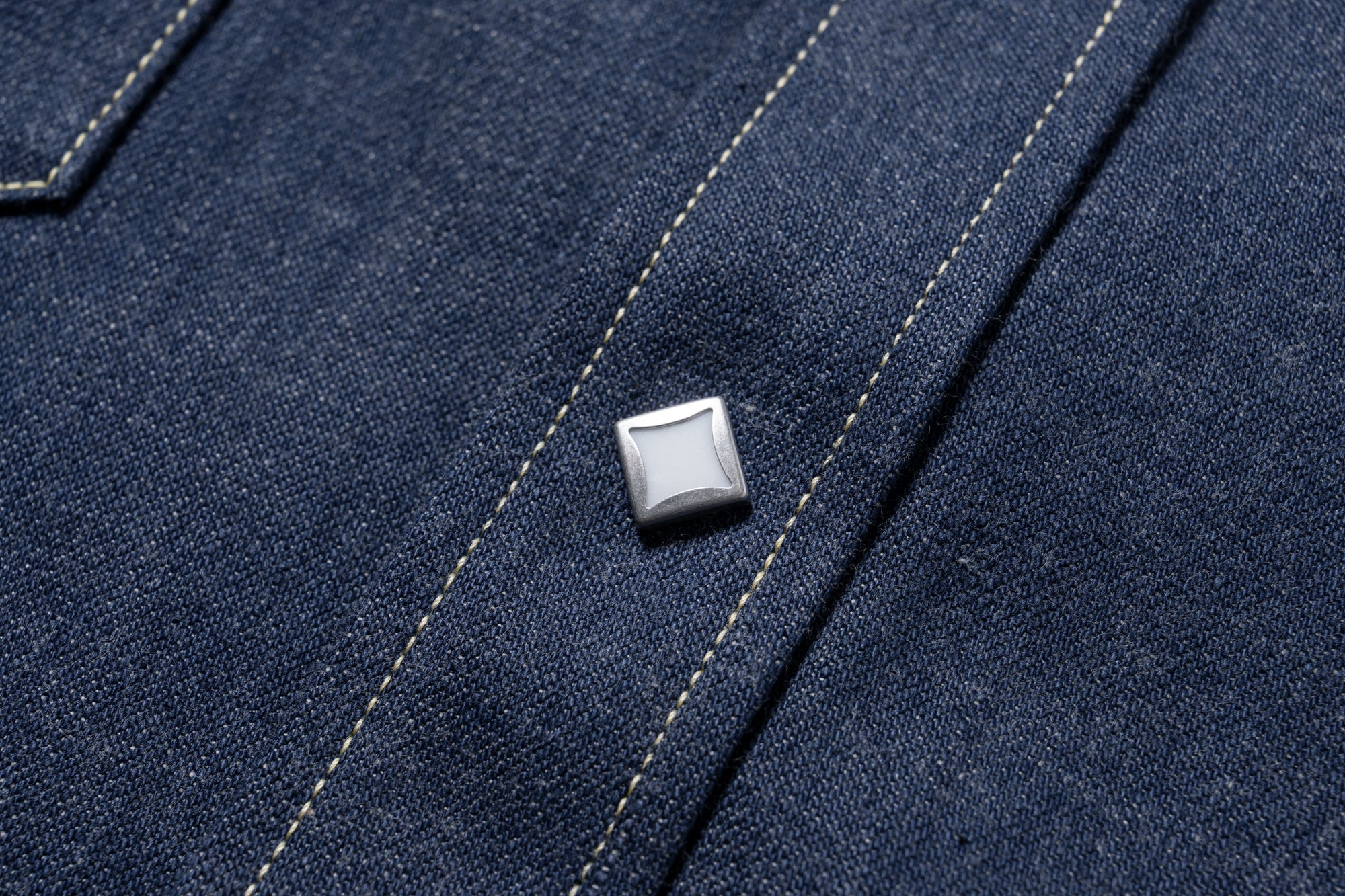 MS25107 DENIM WESTERN SHIRT / RIDGE SLANT - INDIGO