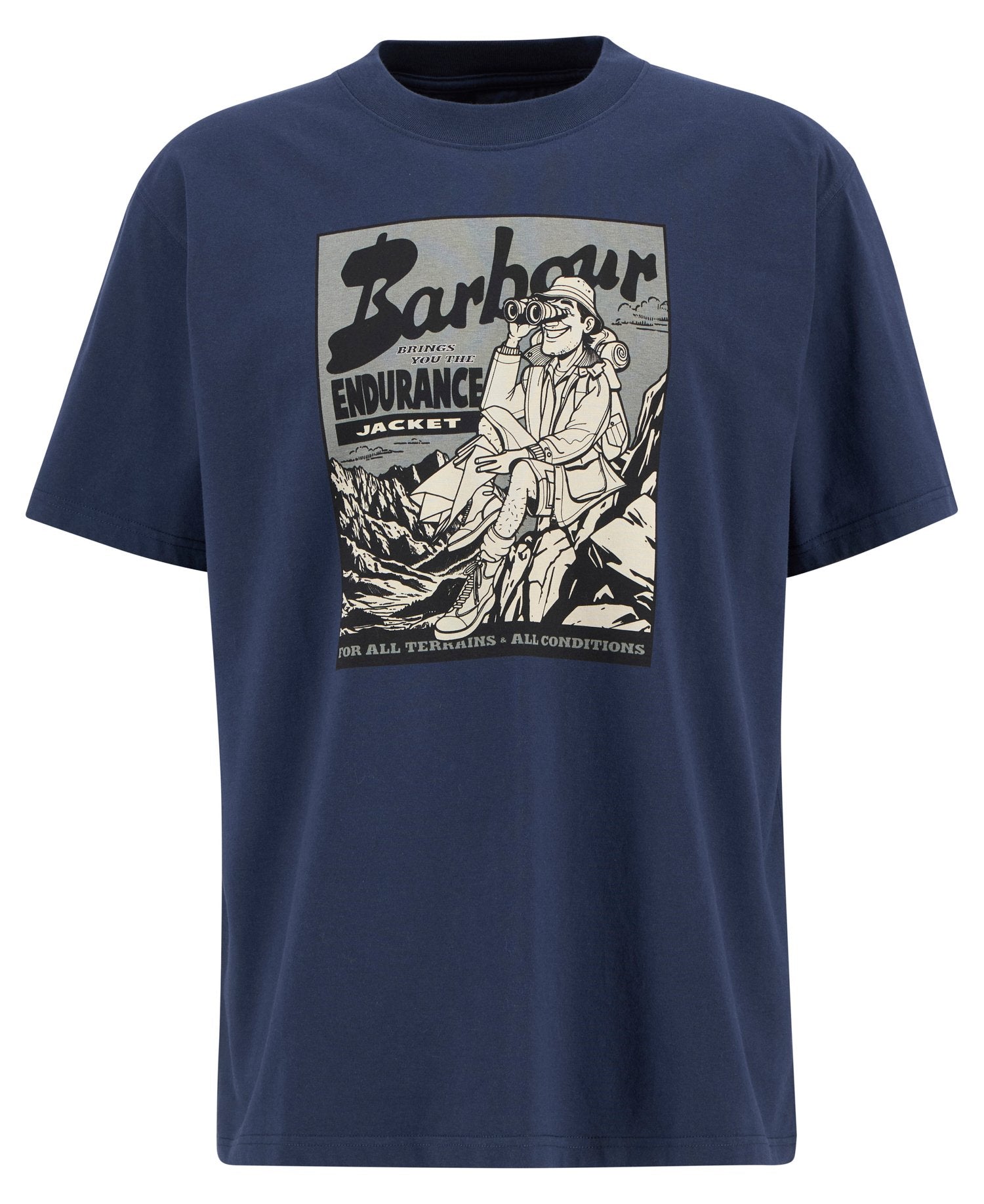 CONDITIONS OS GRAPHIC T-SHIRT - NAVY
