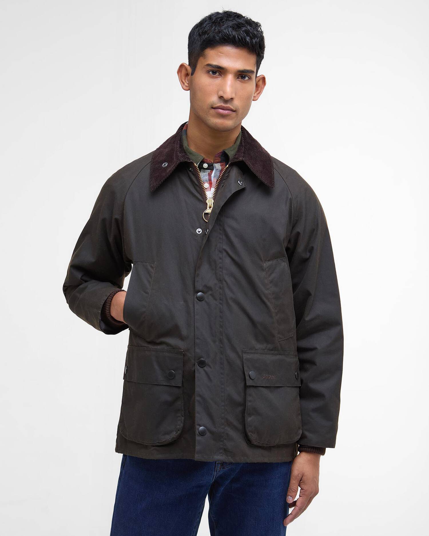 CLASSIC BEDALE WAX JACKET - OLIVE