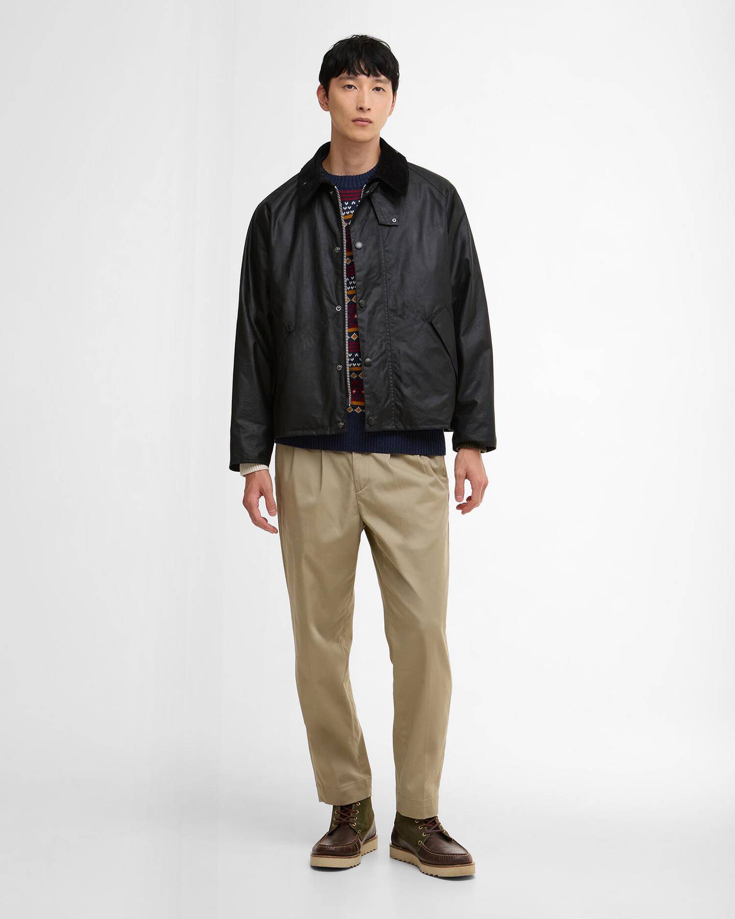 OS TRANSPORT WAX JACKET - BLACK