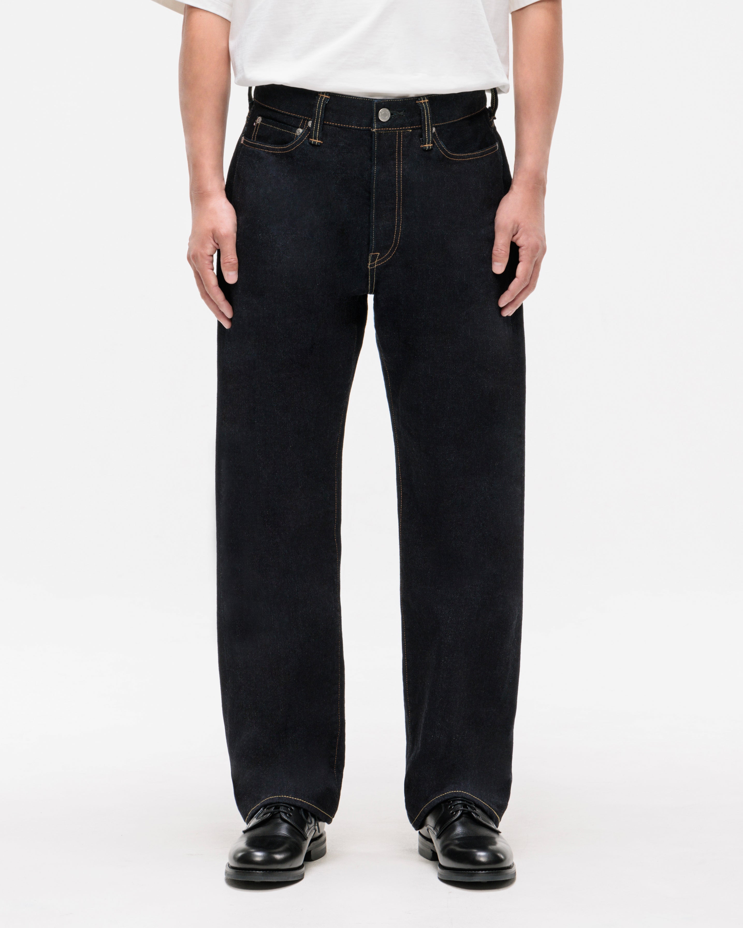 MXJE6400 "eto-2025" YEAR OF THE SNAKE JEANS #100 STRAIGHT - TOKUNO BLUE