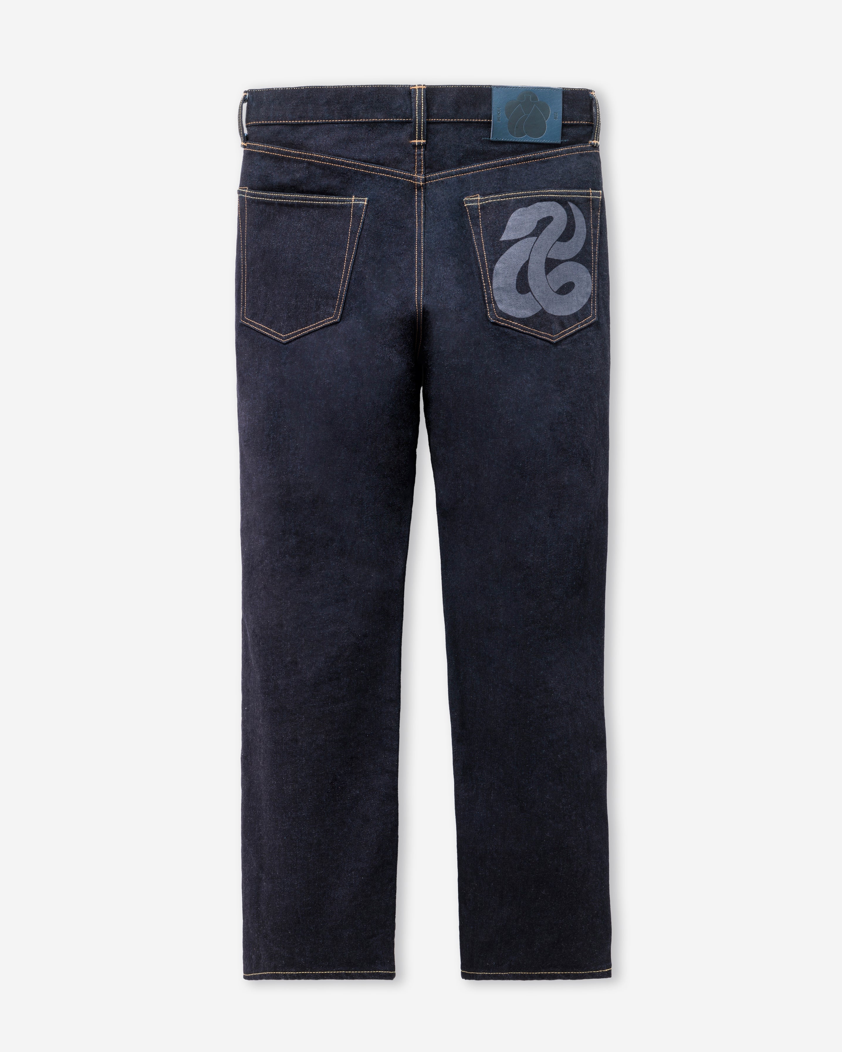 MXJE6400 "eto-2025" YEAR OF THE SNAKE JEANS #100 STRAIGHT - TOKUNO BLUE