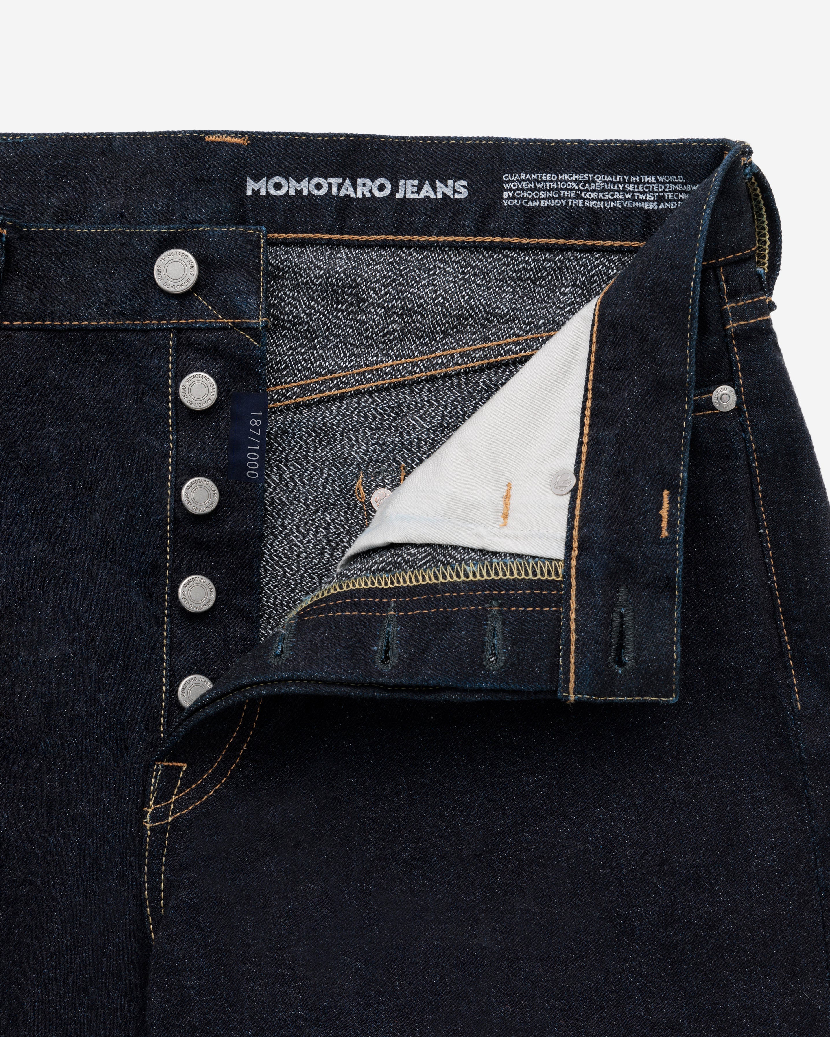 MXJE6400 "eto-2025" YEAR OF THE SNAKE JEANS #100 STRAIGHT - TOKUNO BLUE