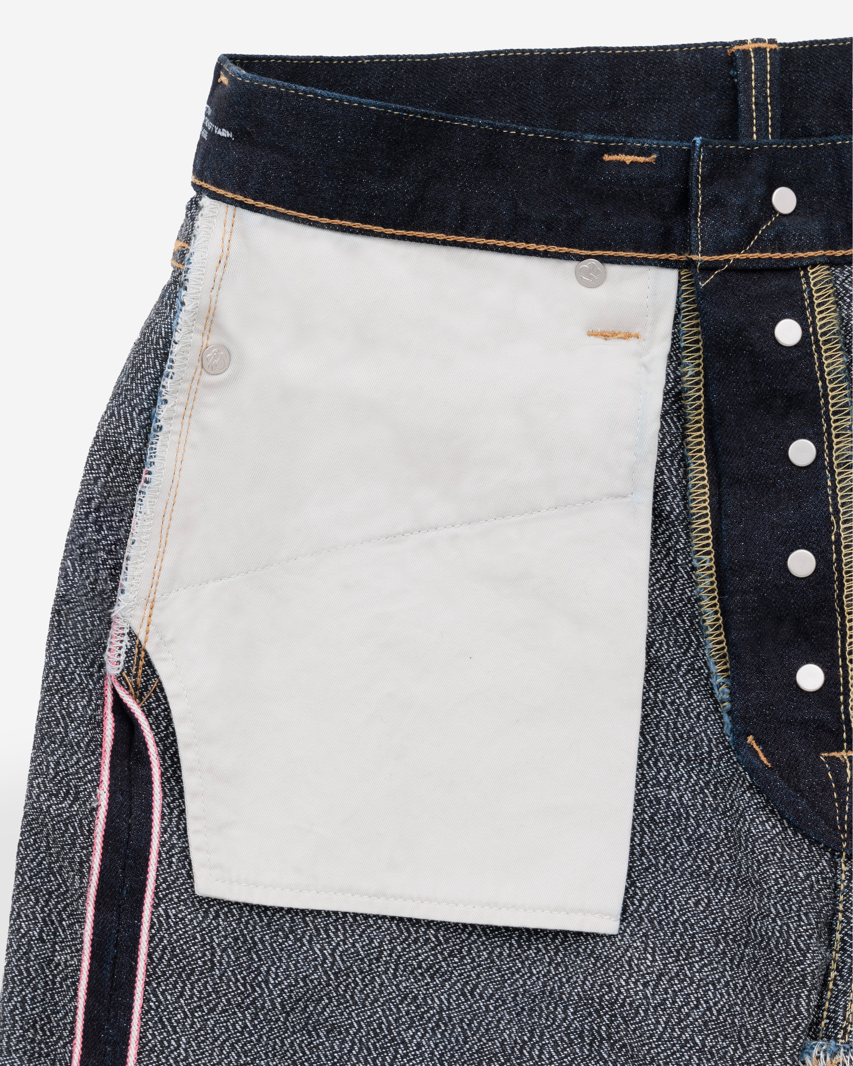 MXJE6400 "eto-2025" YEAR OF THE SNAKE JEANS #100 STRAIGHT - TOKUNO BLUE