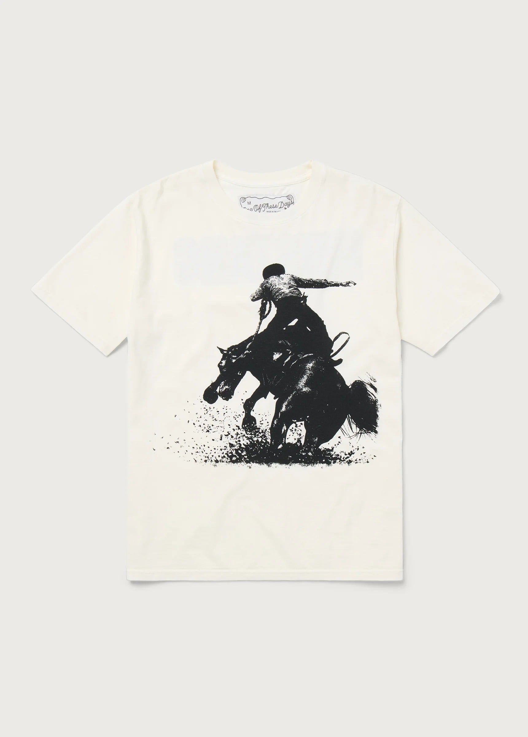 MUSTANG TSHIRT - BONE