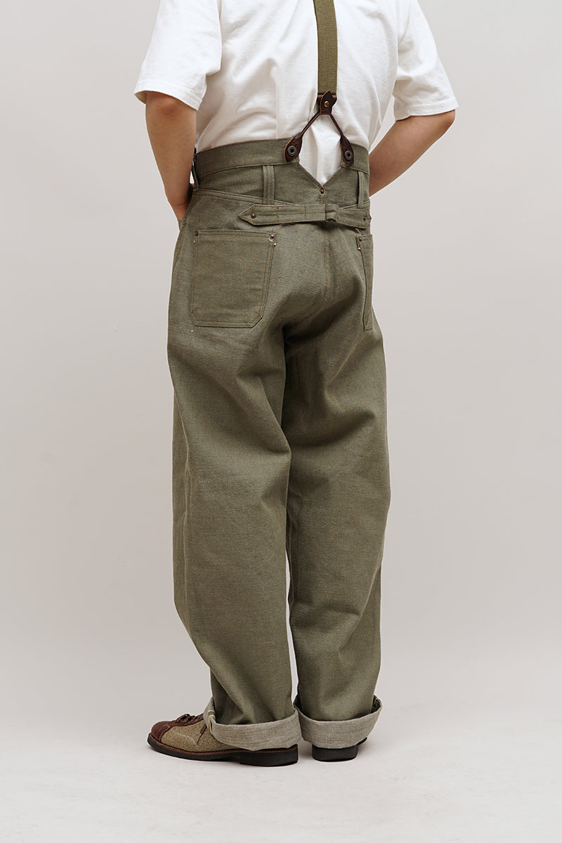 RAILMAN DENIM PANT - GREEN