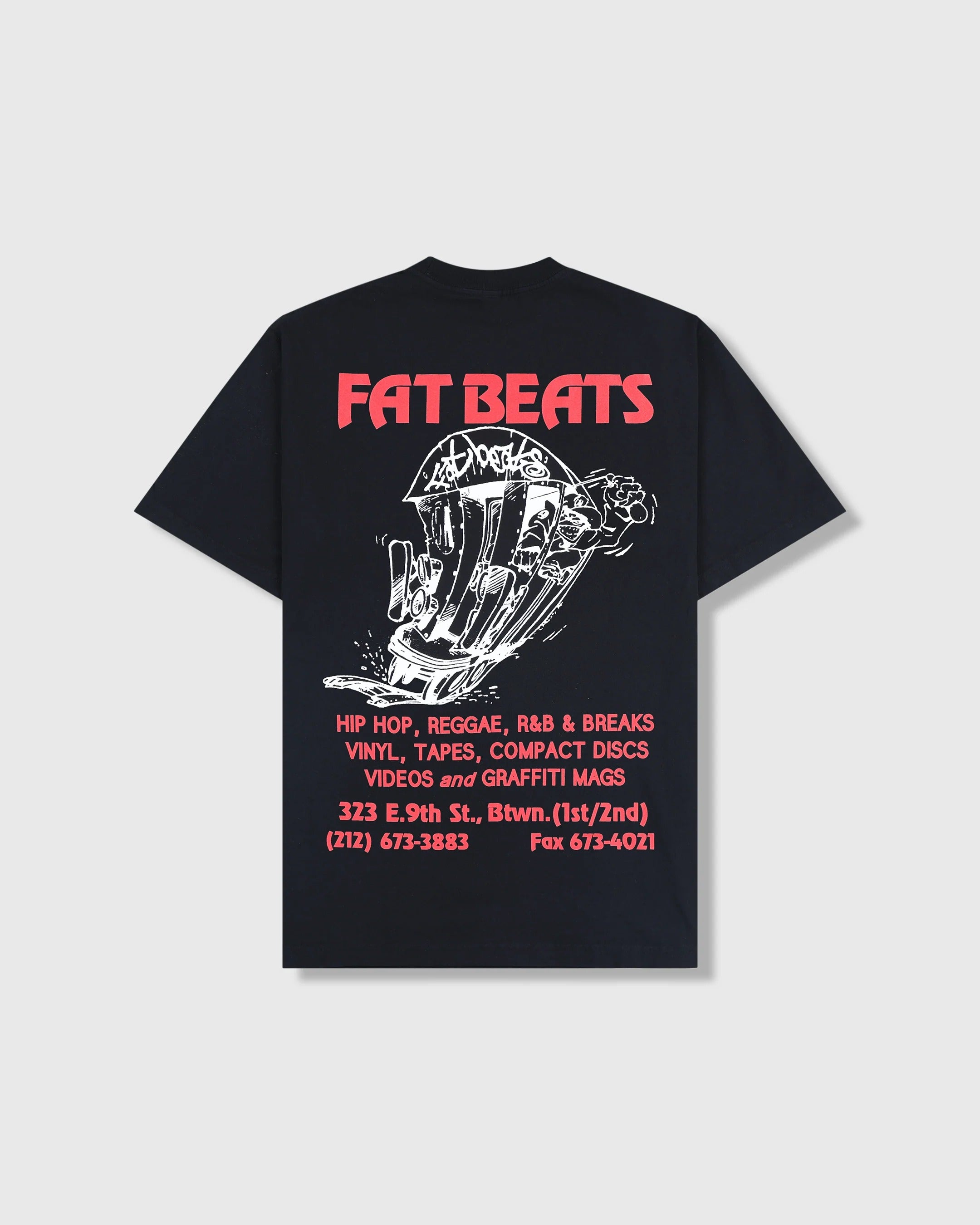 9th STREET TEE S/S - BLACK