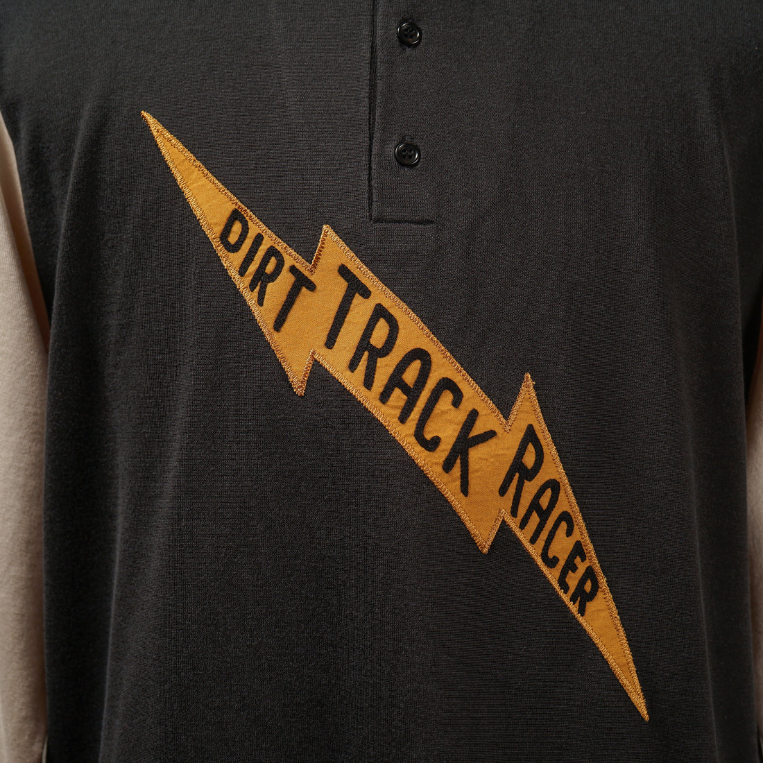 DIRT TRACK RACER - MO TORCYCLE JERSEY - BLACK
