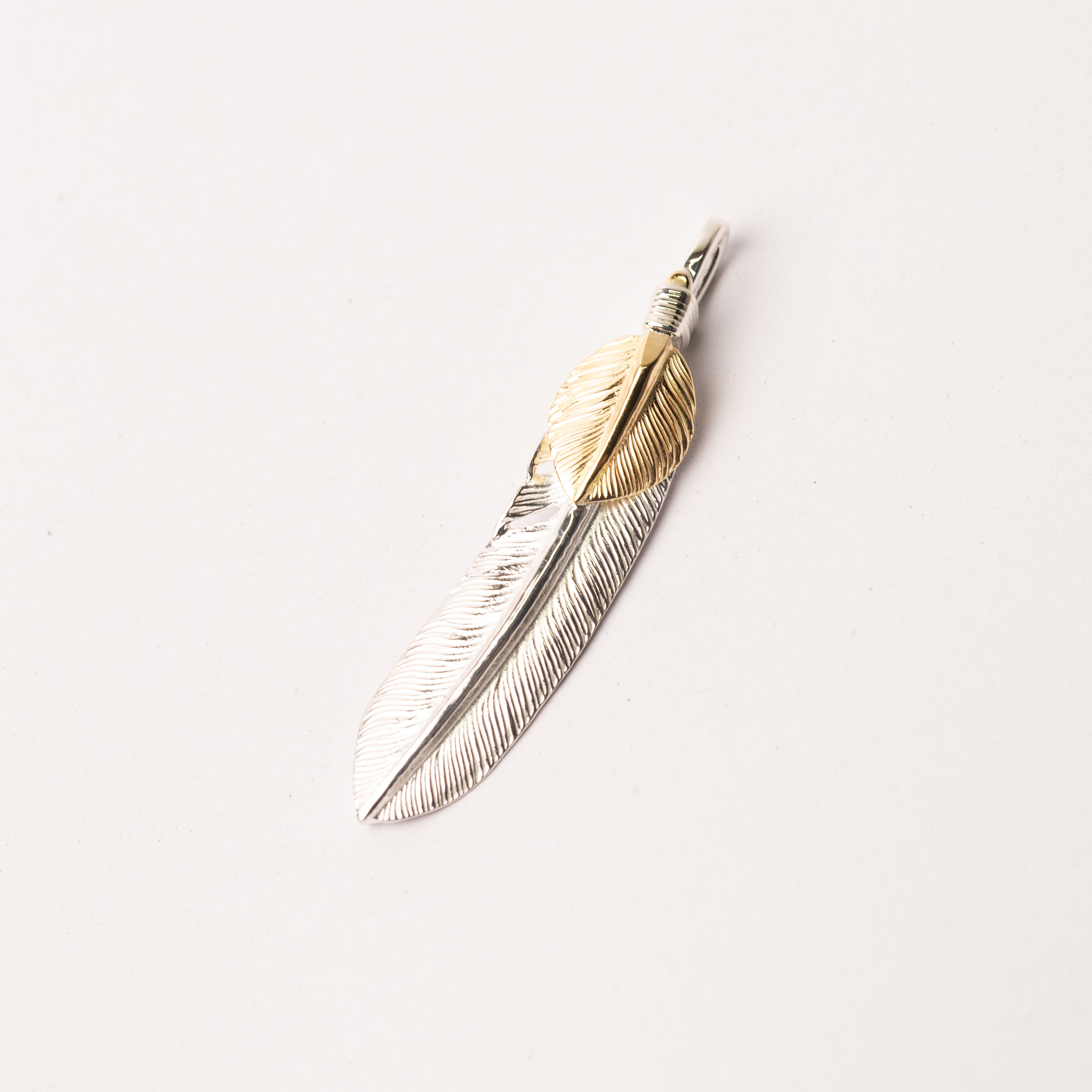 P-514L K18 Heart Feather Attached Feather (M)