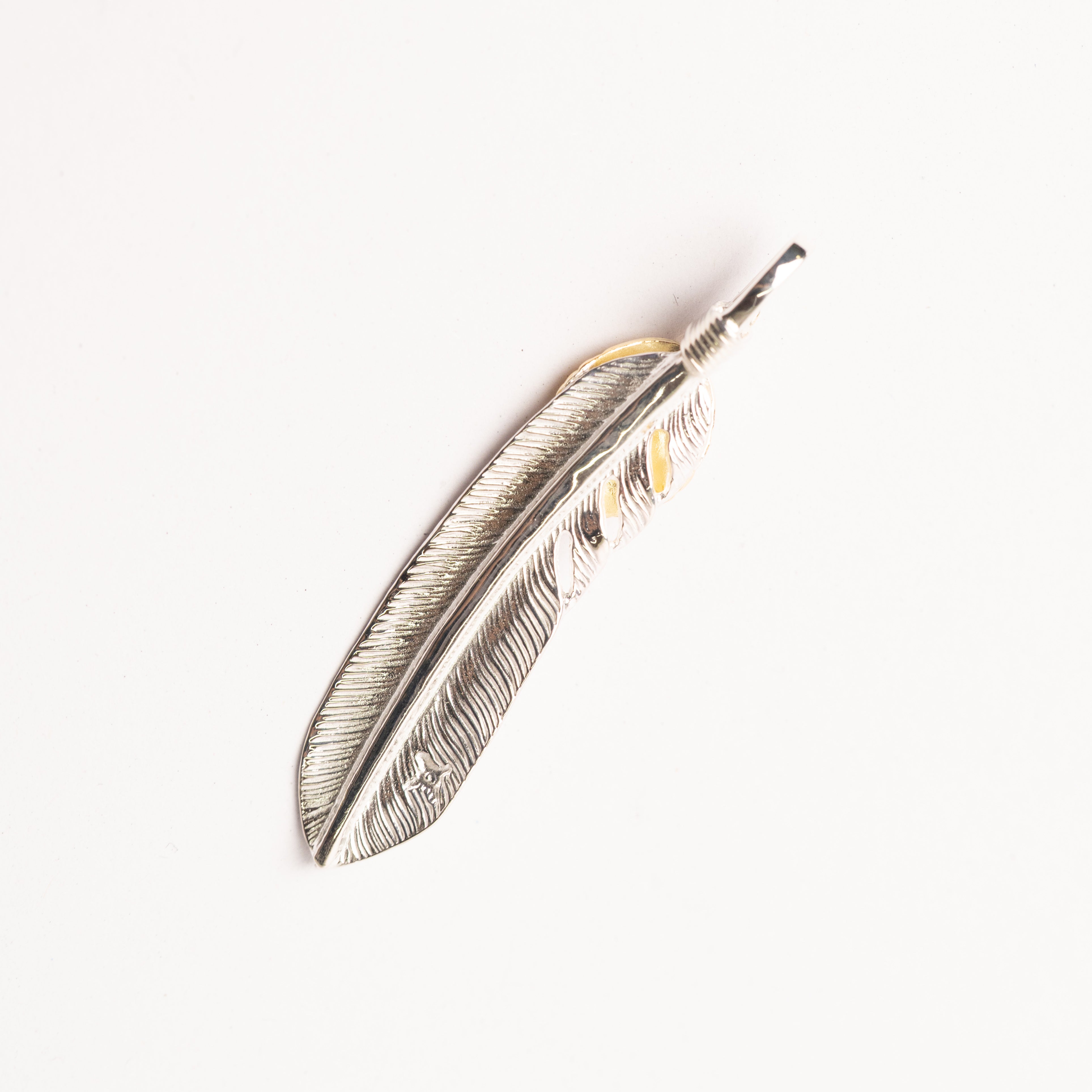 P-514L K18 Heart Feather Attached Feather (M)