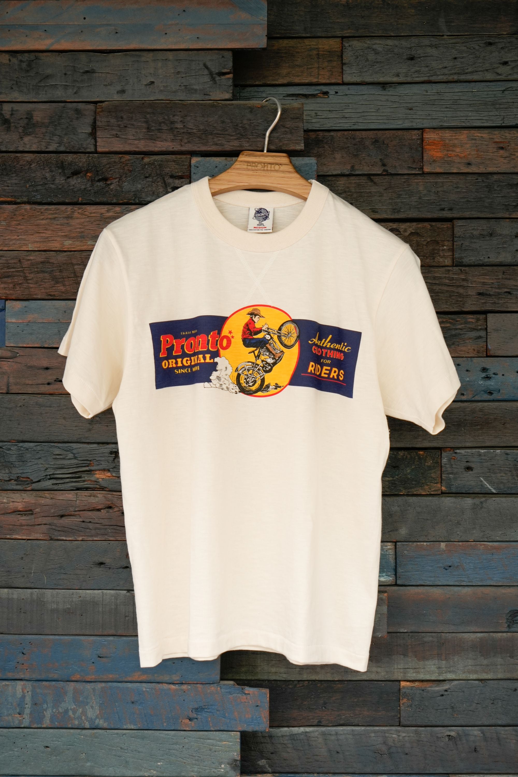 CLOTHING FOR RIDERS TEE - NATURAL