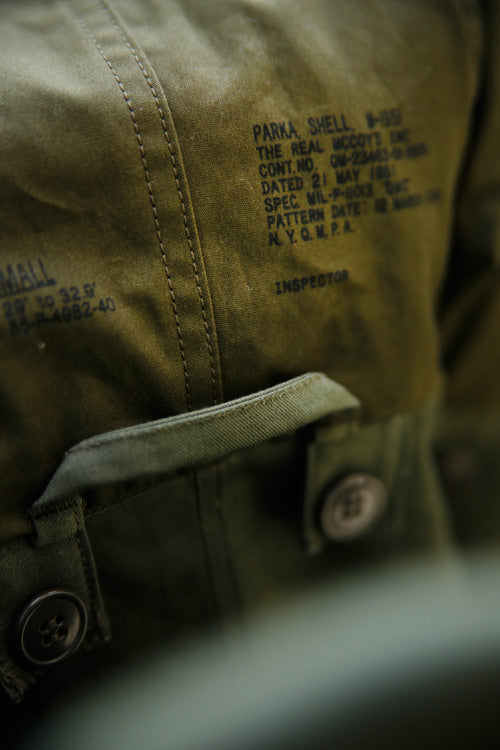 MJ22003 PARKA-SHELL M-1951 (MODEL 220) - OLIVE