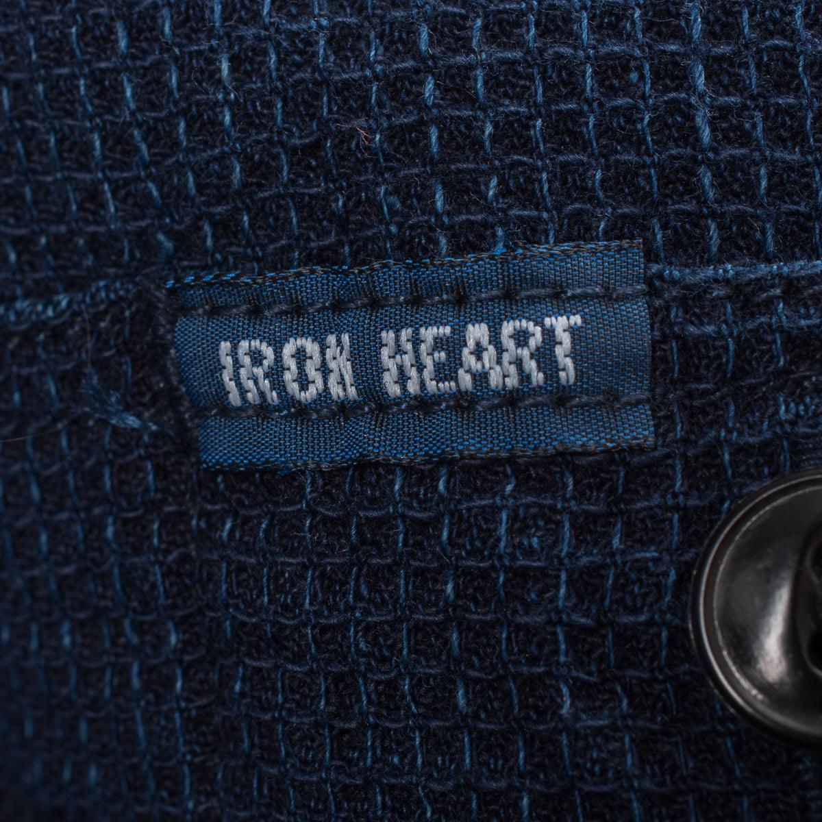 IHSH-96 Waffle Work Shirt - INDIGO