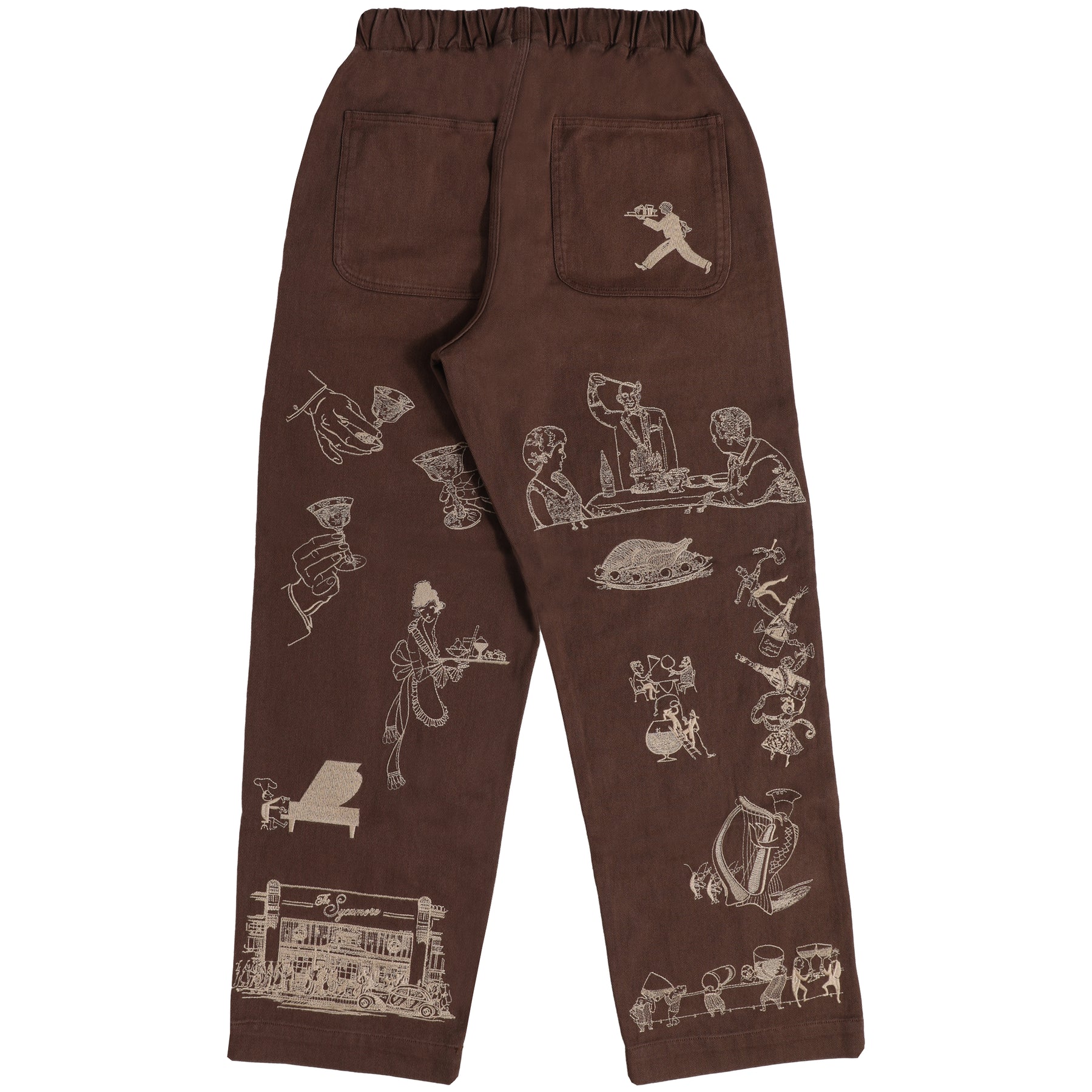 Restaurant Pant - WALNUT