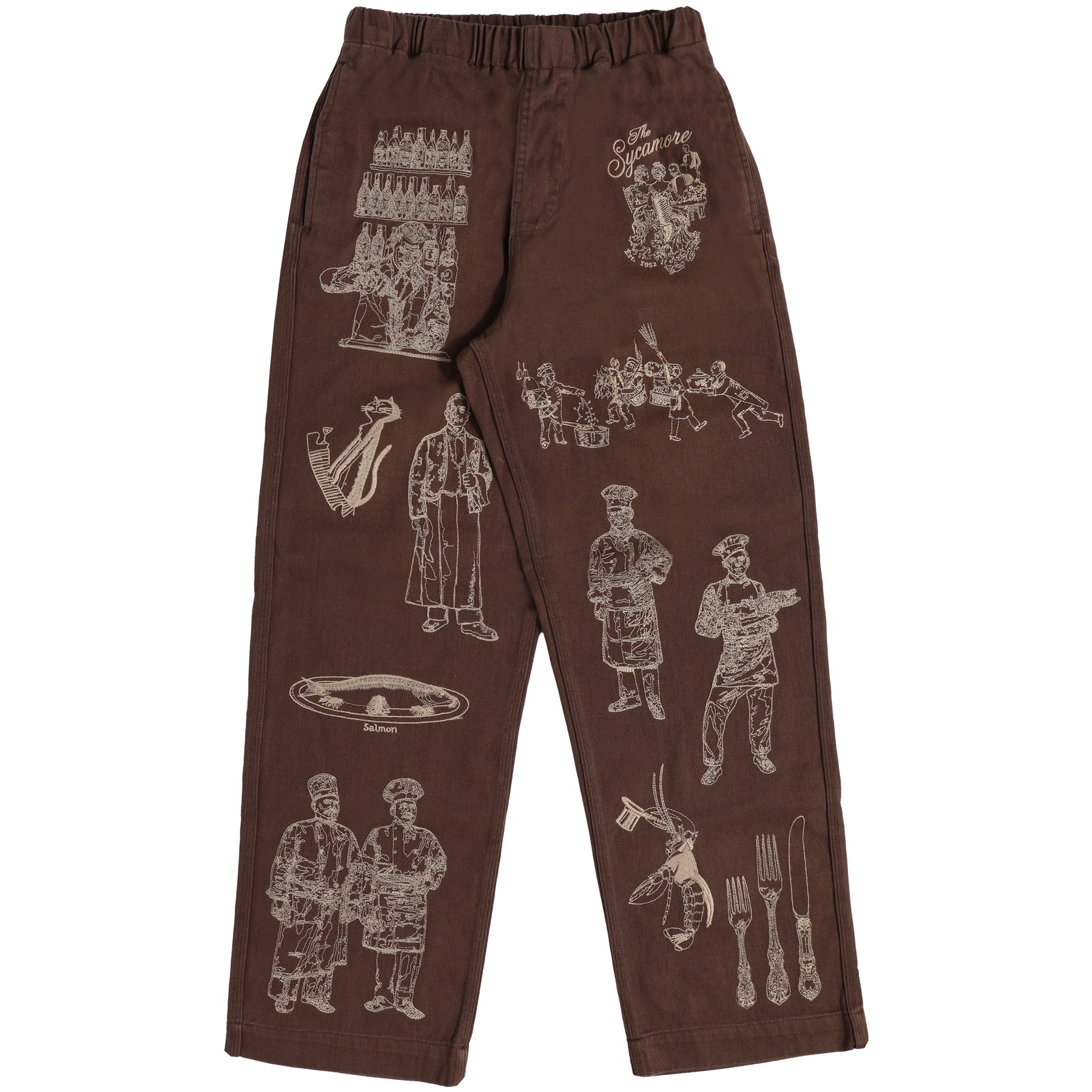 Restaurant Pant - WALNUT