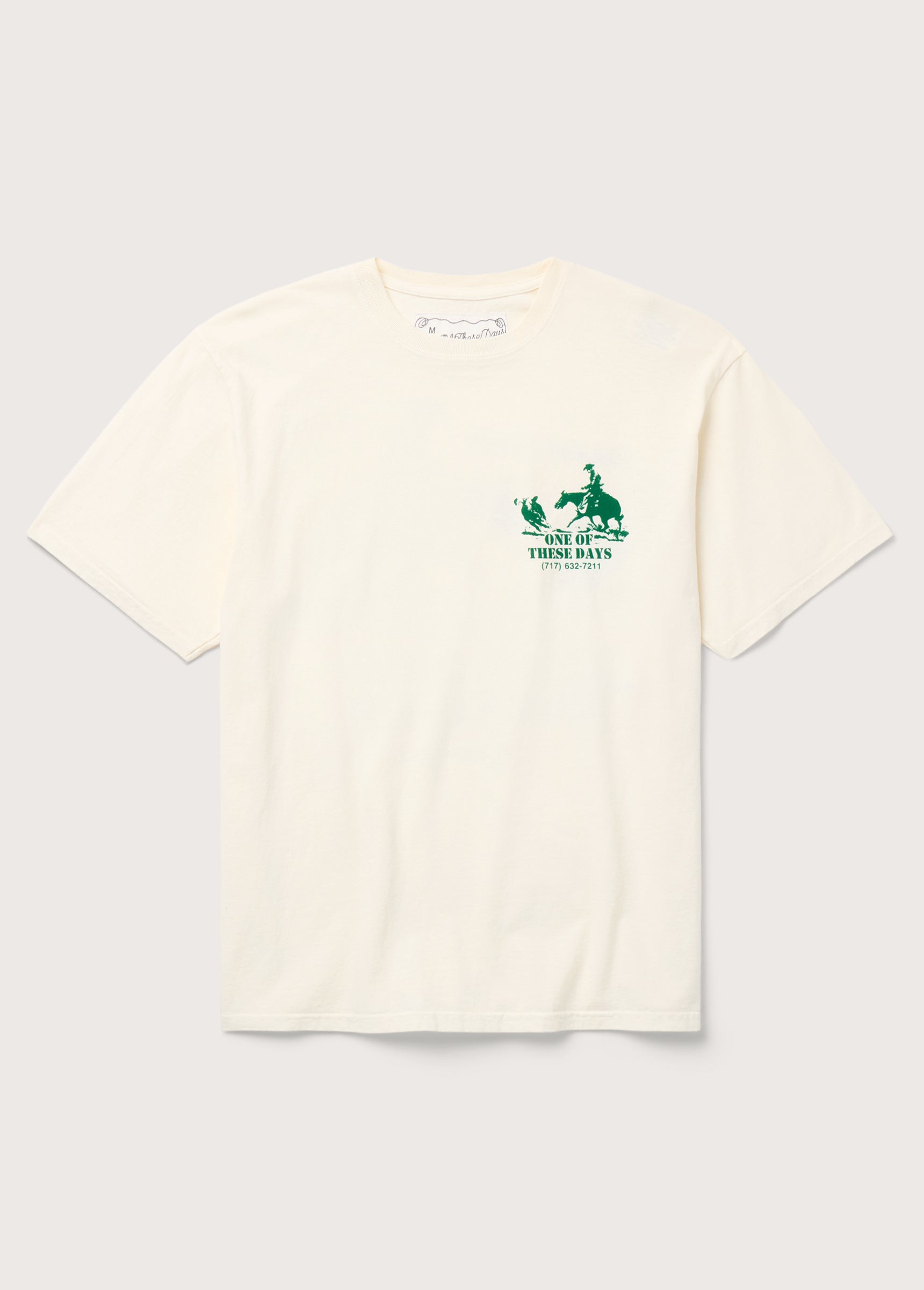 ROUND UP TSHIRT - BONE