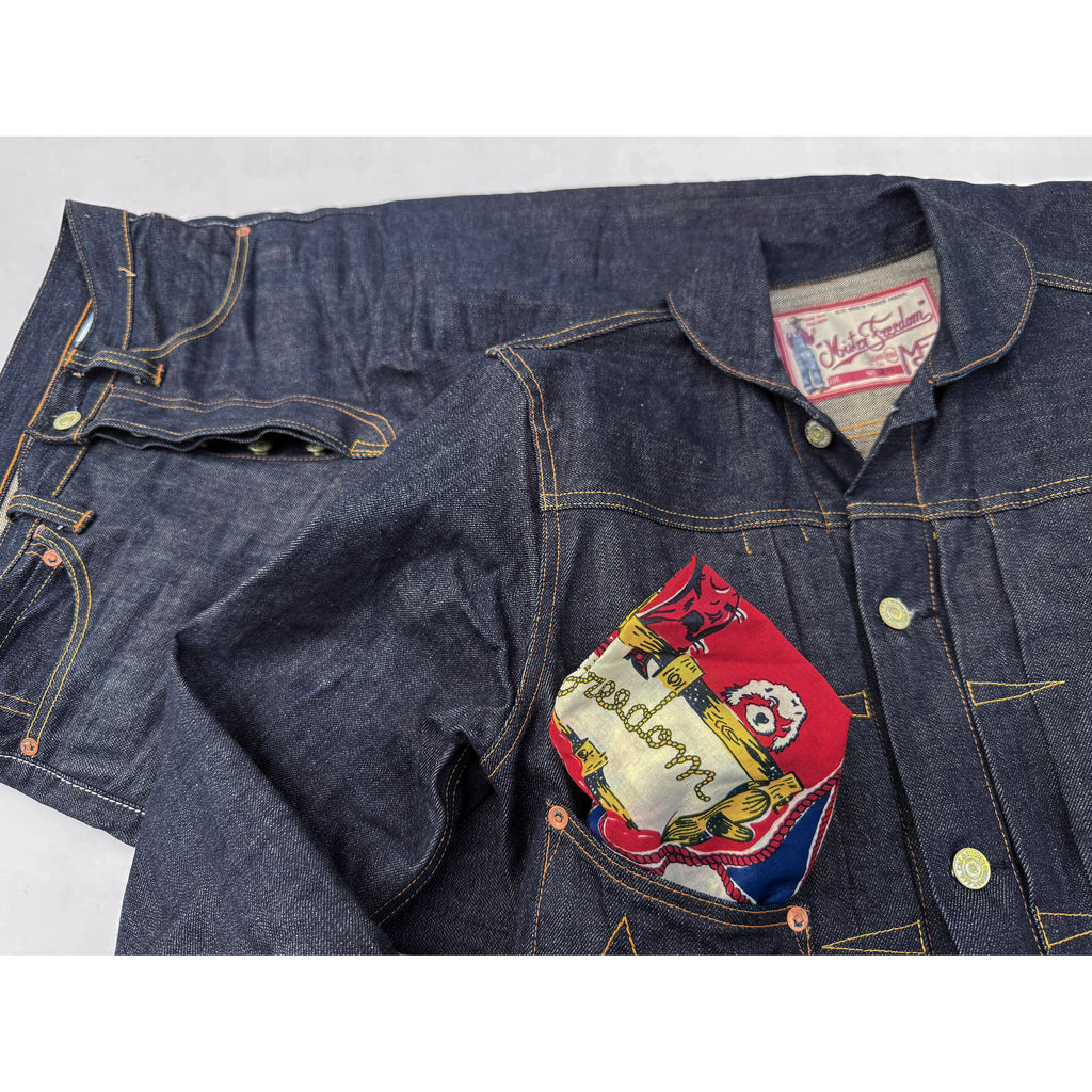 RANCH BLOUSE - "TRAD" SELVEDGE DENIM