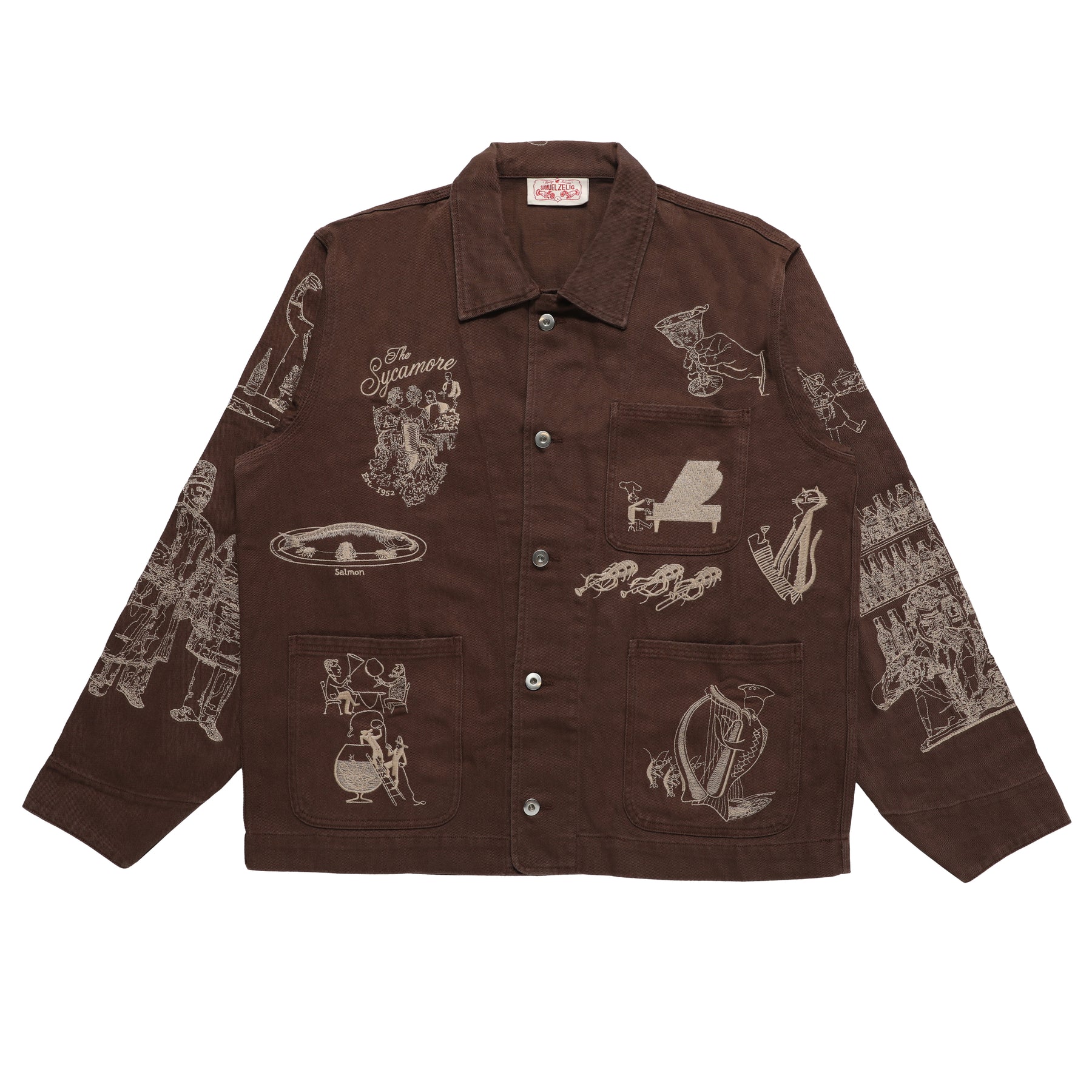 Restaurant Chore Jacket - WALNUT