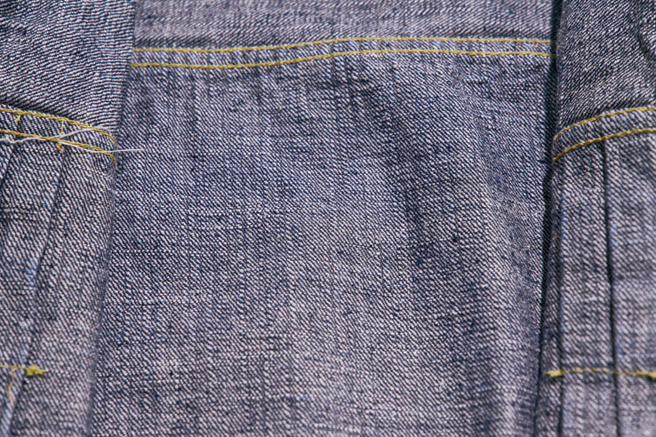 S101AX-SAKURA 18oz Indigo + Sakura Denim Jacket - INDIGO