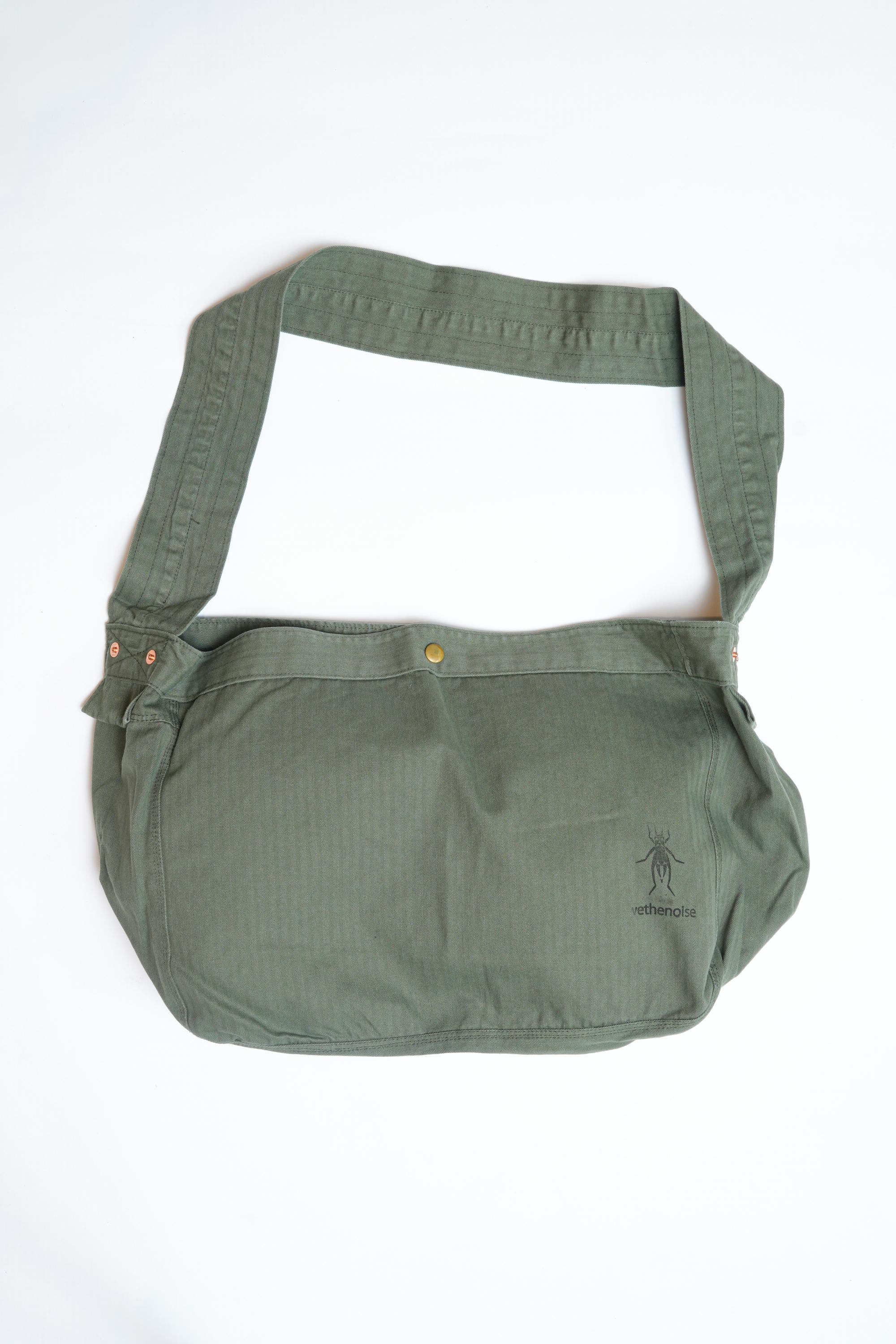 LIGHT HBT NEWSPAPER BAG - GREEN