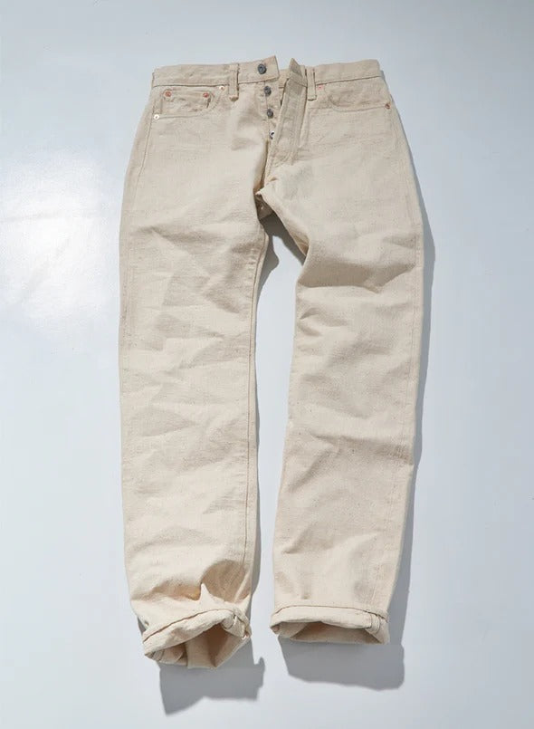 S510SC-KI Samurai Cotton Kinari Regular Straight Jeans - ECRU