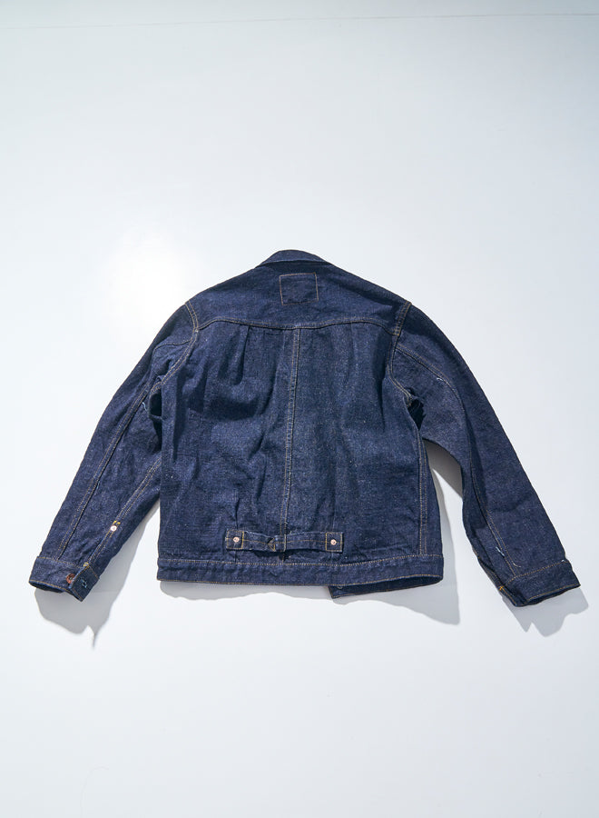 S556VX ZERO+ MODEL DENIM JACKET WITH T-BACK SPEC - INDIGO