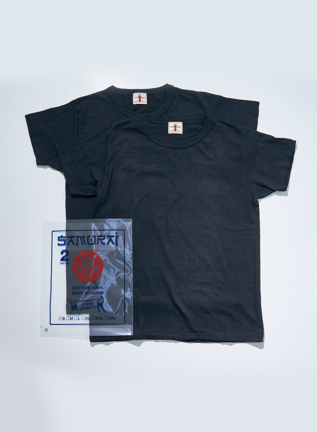 ENNOY S/S 2 PACK T-SHIRT （BLACK）　1PACK 2PST-01 (Plain 2Pac Tee) - BLACK