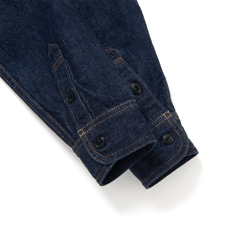 SP-093 45th Ishikawadai denim work shirt - INDIGO