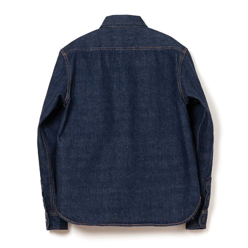 SP-093 45th Ishikawadai denim work shirt - INDIGO