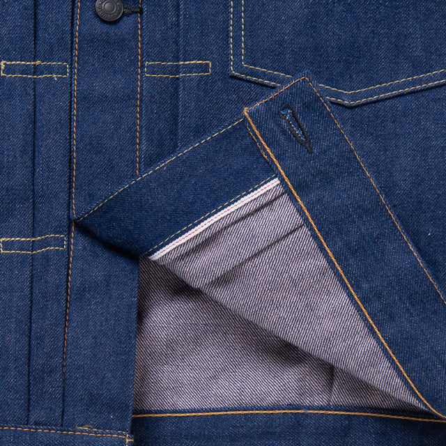SP-116 45th Ai Sakura Denim Jacket - INDIGO