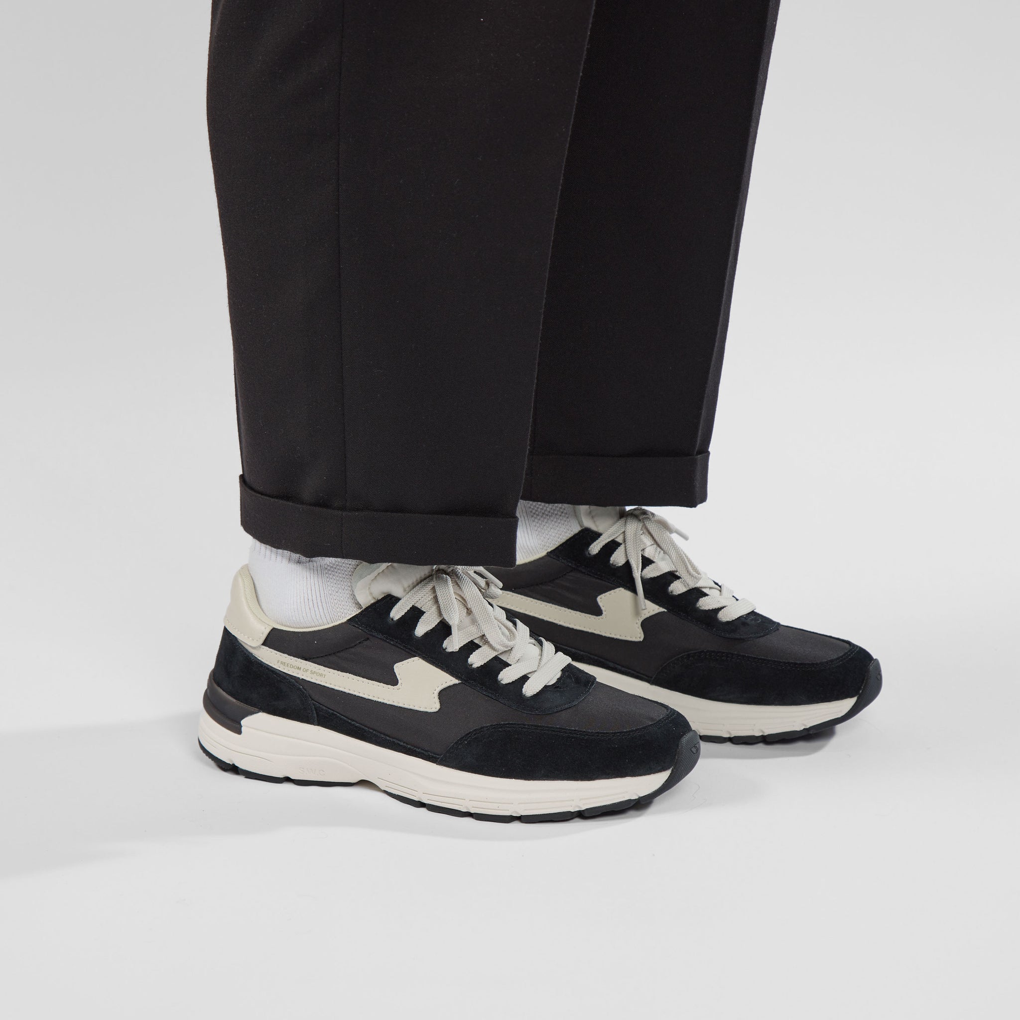 OSIER S-STRIKE SUEDE MIX - BLACK