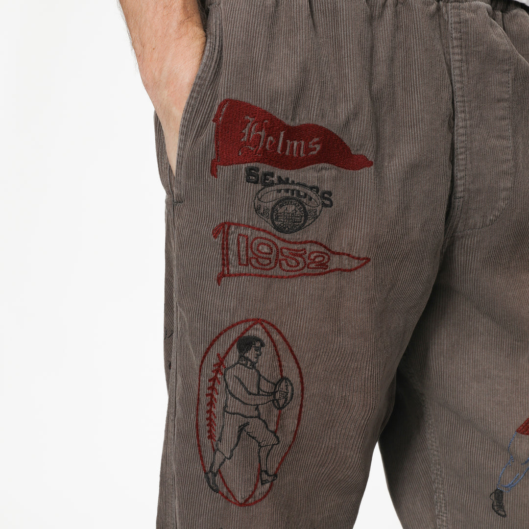 VARSITY PANT - CHARCOAL