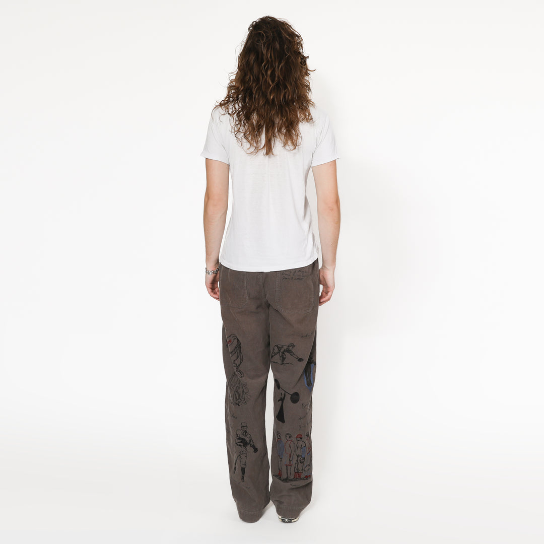 VARSITY PANT - CHARCOAL