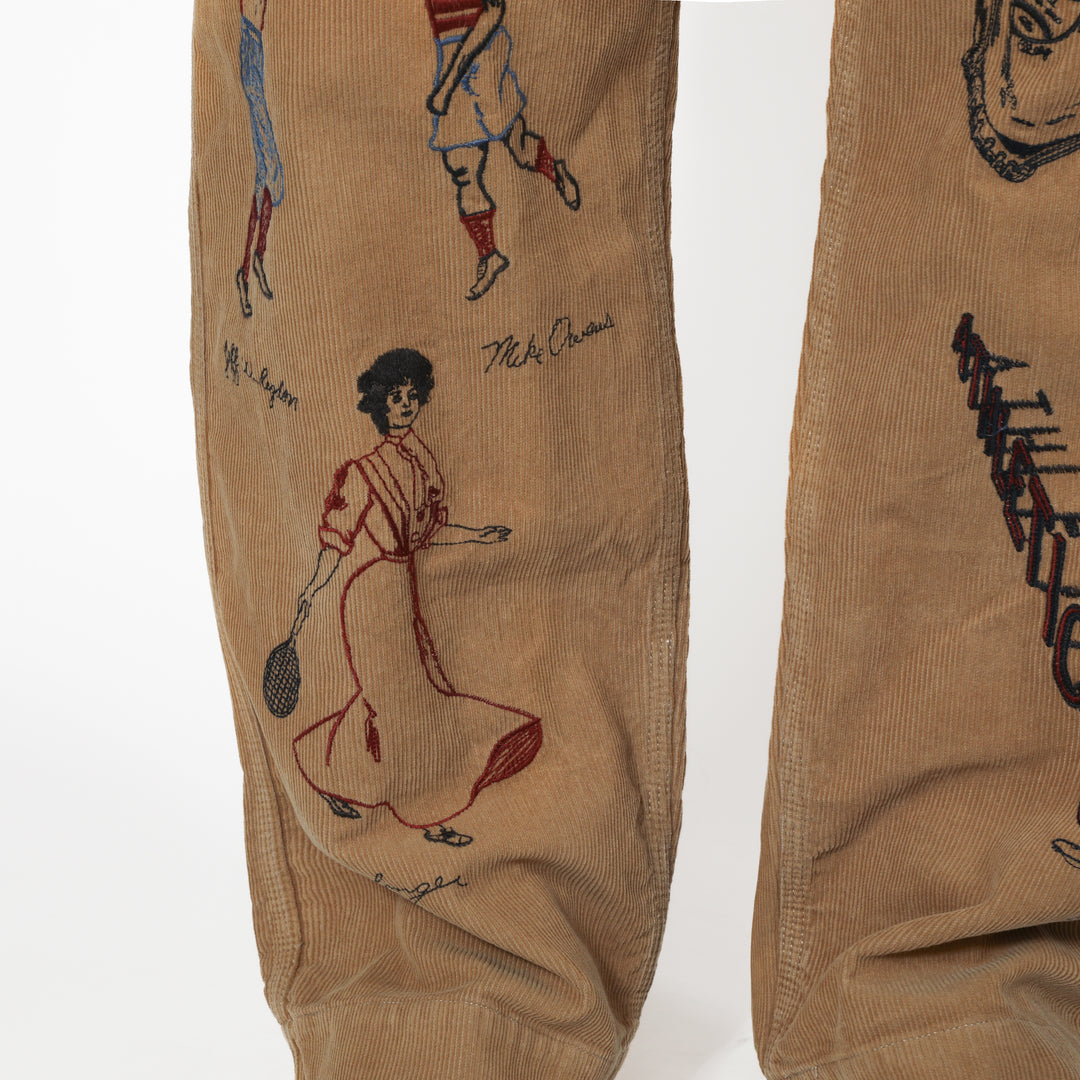 VARSITY PANT - KHAKI