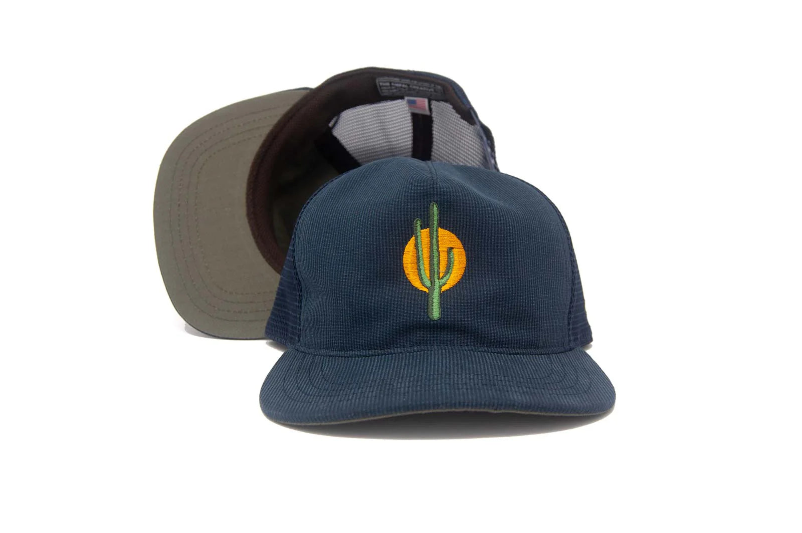 SUNSET CACTUS TRUCKER Snapback - NAVY