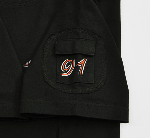 TDSS-565 PINSTRIPE - BLACK