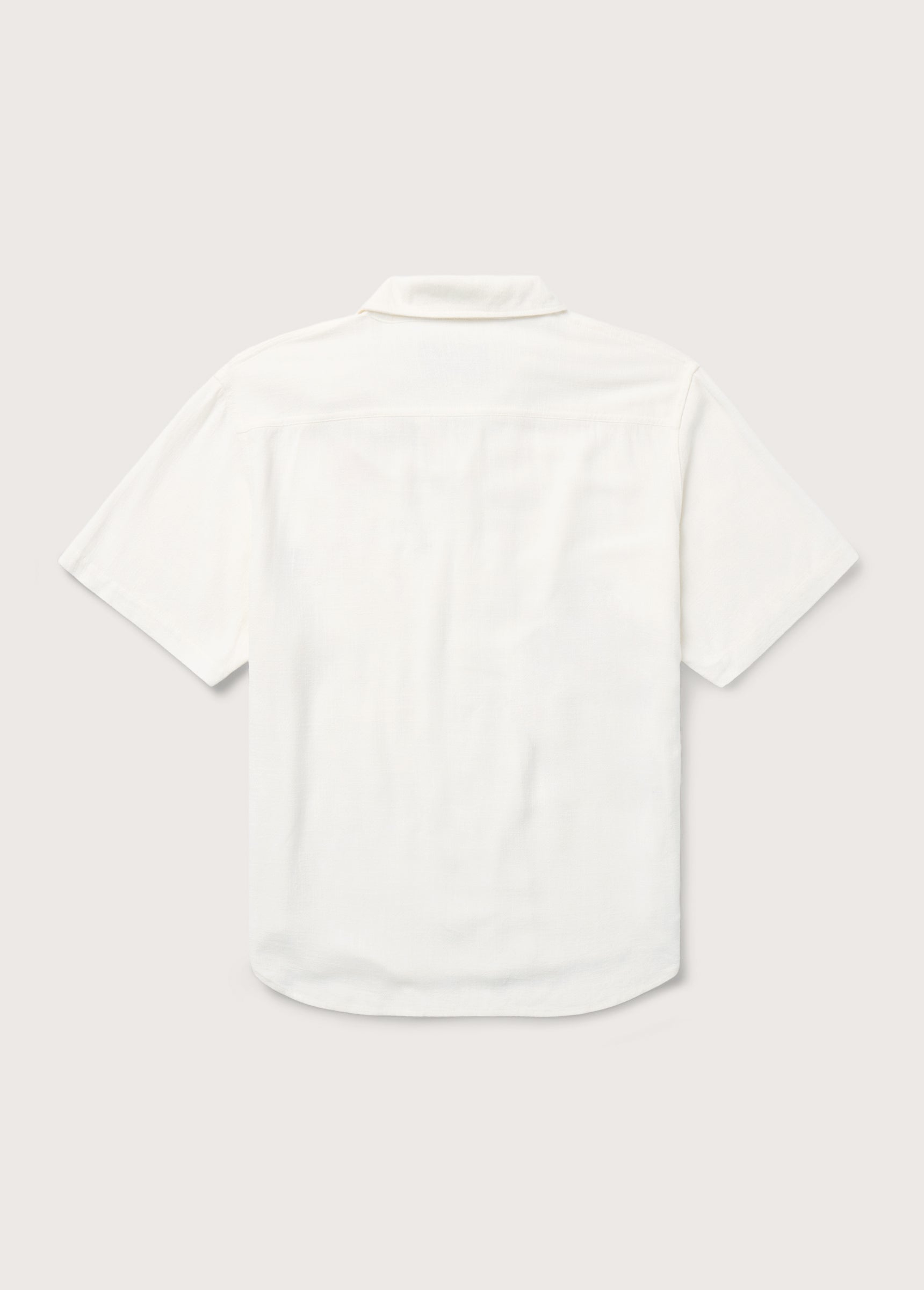 TOMORROW HAS ALREADY SPOKEN CAMP SHIRT - BONE