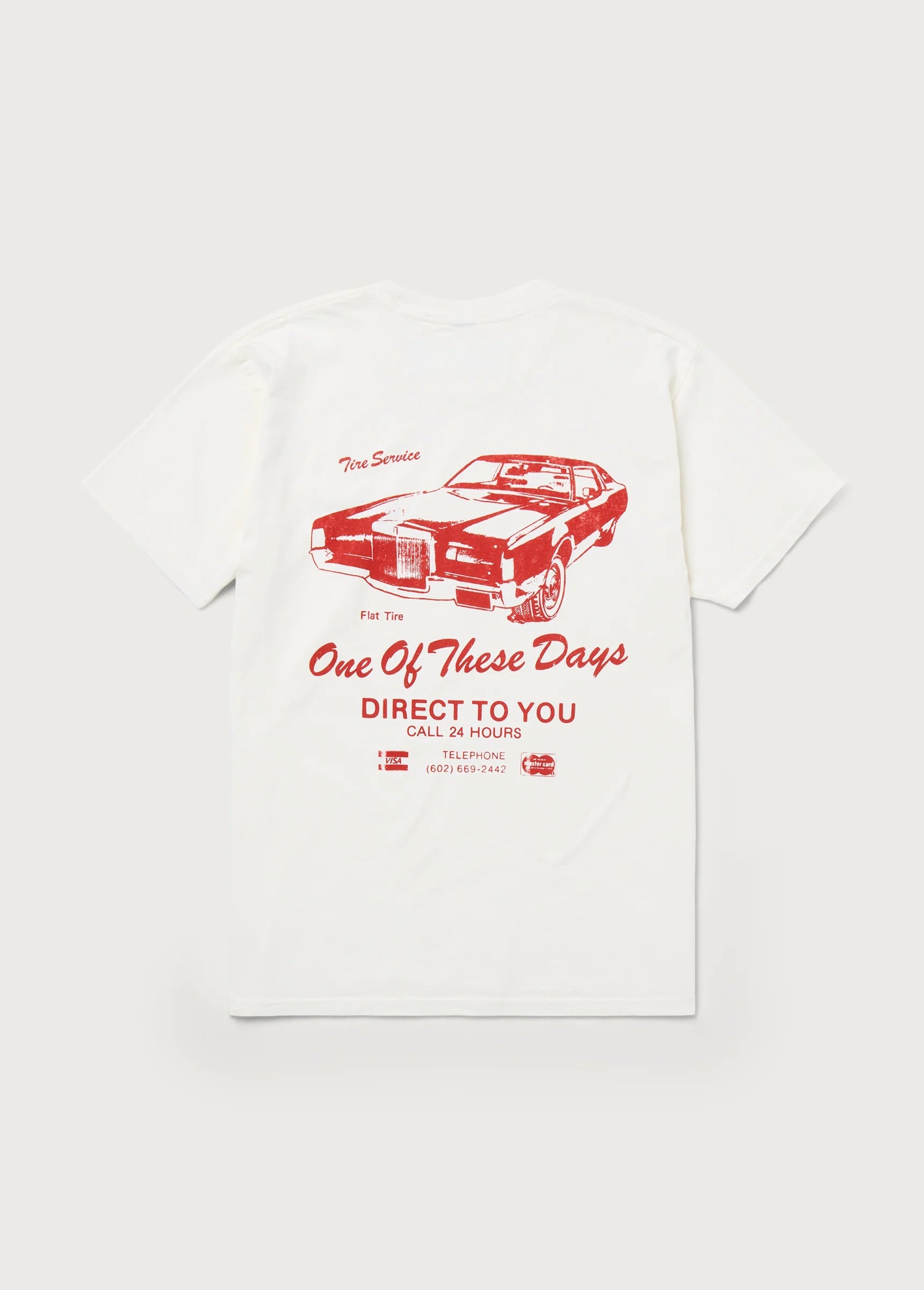 TIRE SERVICE TSHIRT - BONE