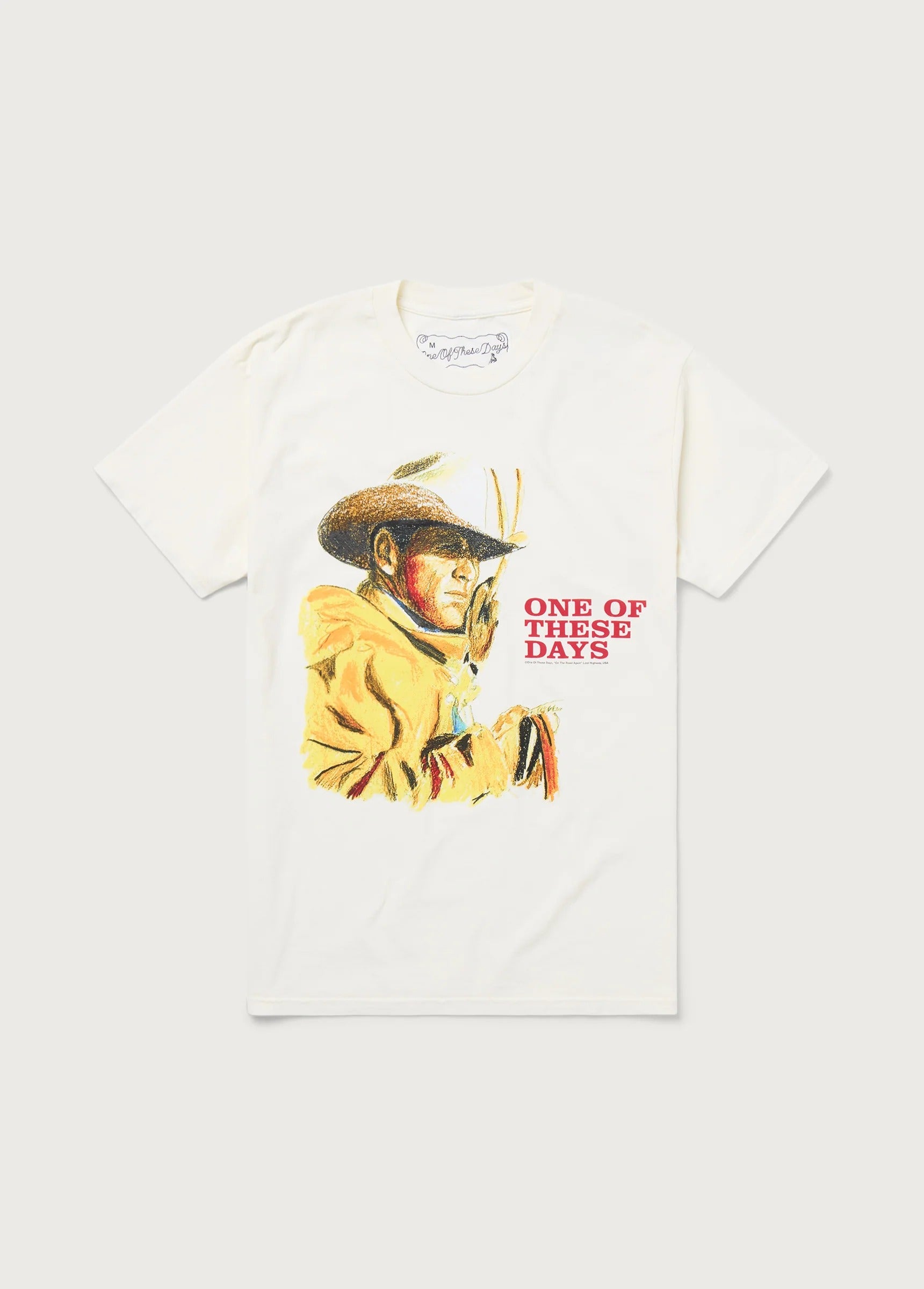 TOMORROW NEVER KNOWS TSHIRT - BONE