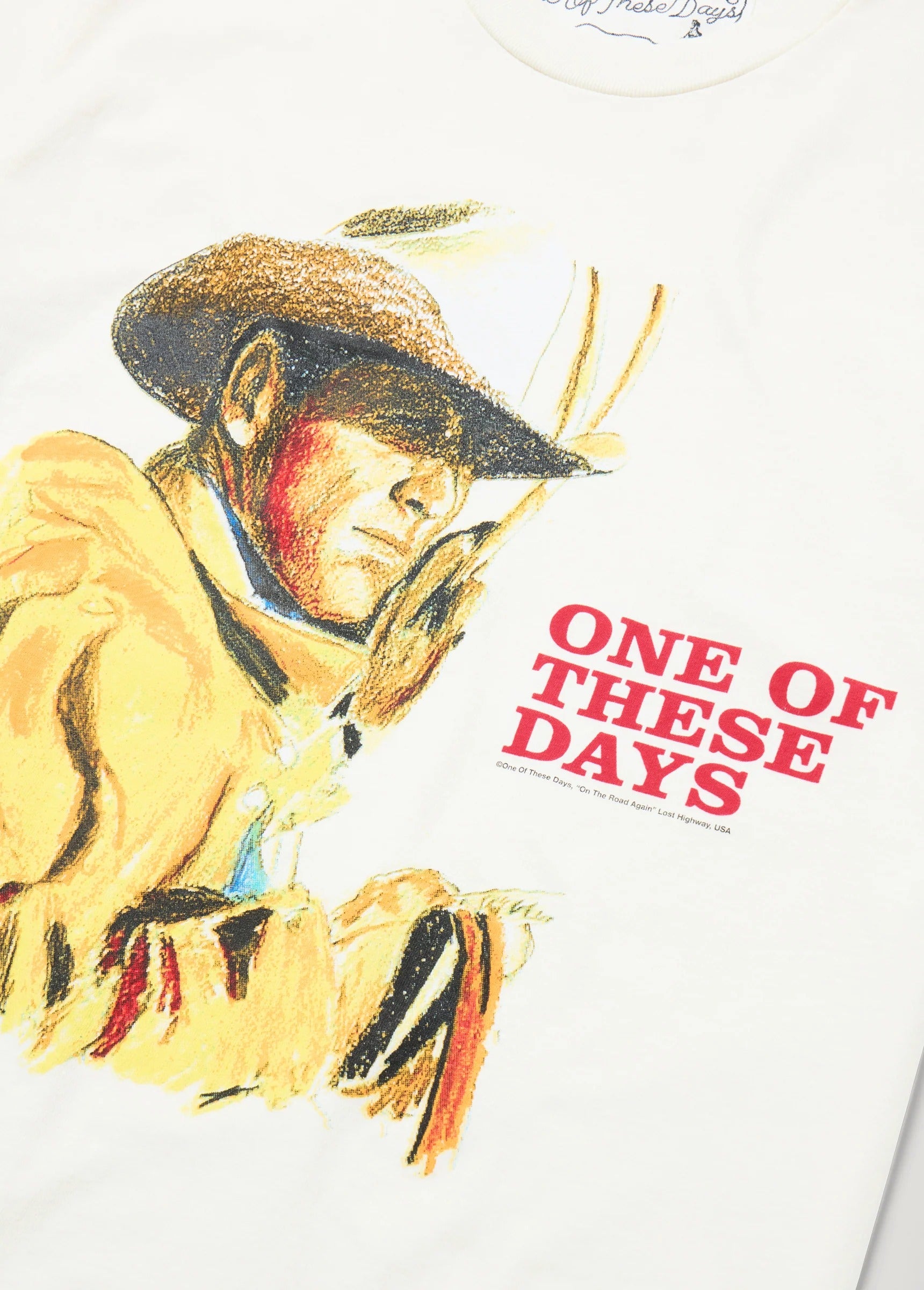 TOMORROW NEVER KNOWS TSHIRT - BONE