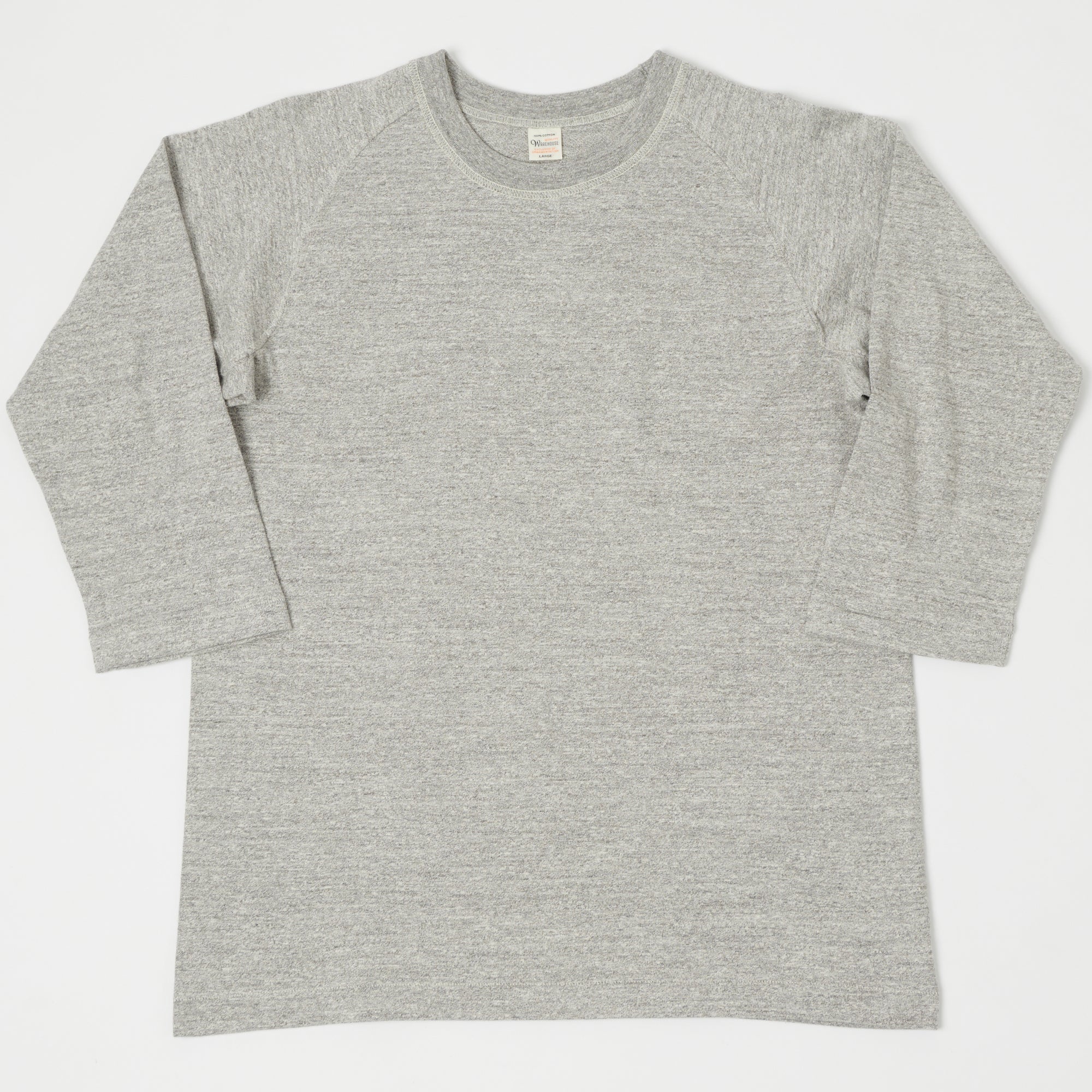 4049 3/4 SLEEVE FREEDOM T-SHIRT - HEATHER GRAY