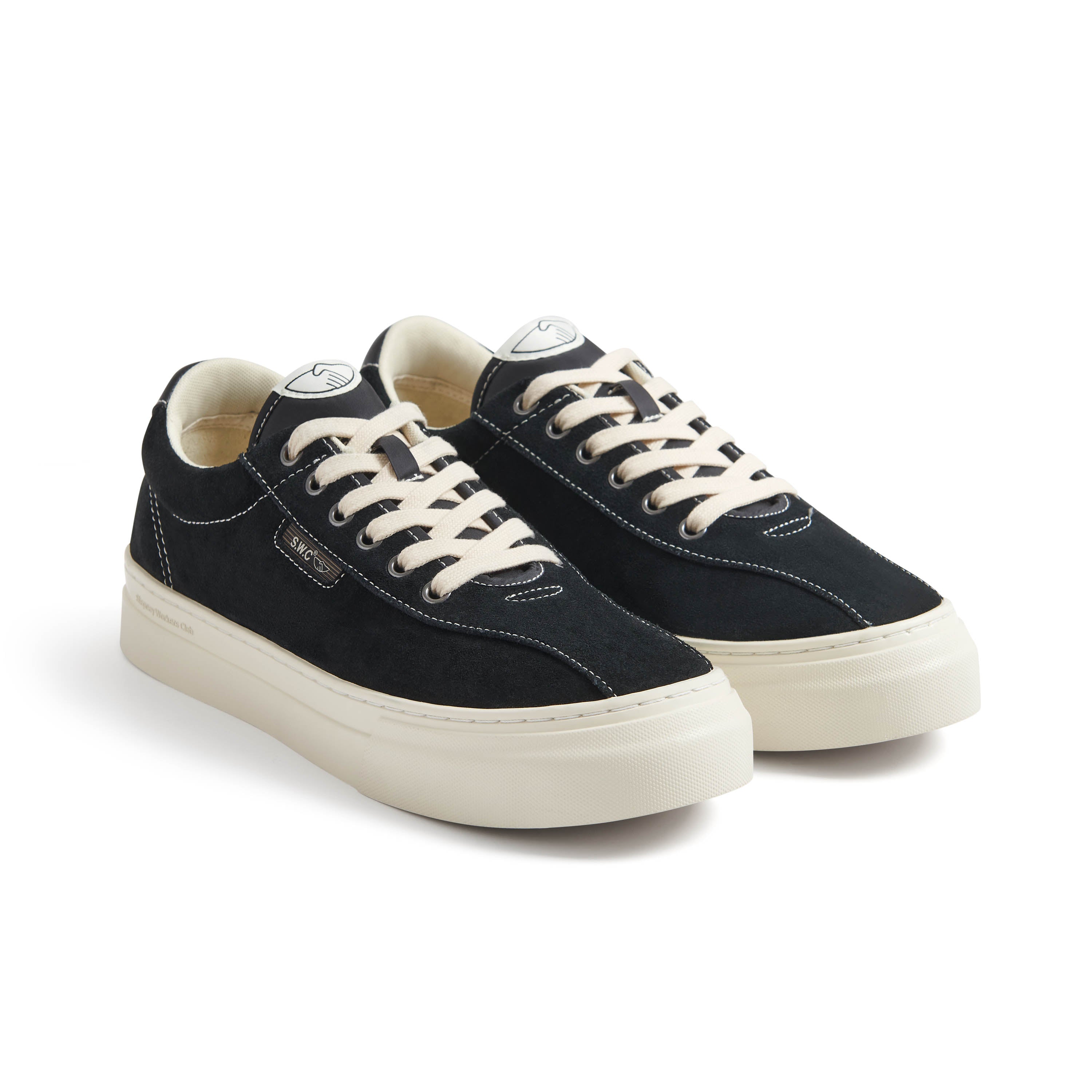 DELLOW 02 CUP SUEDE - BLACK