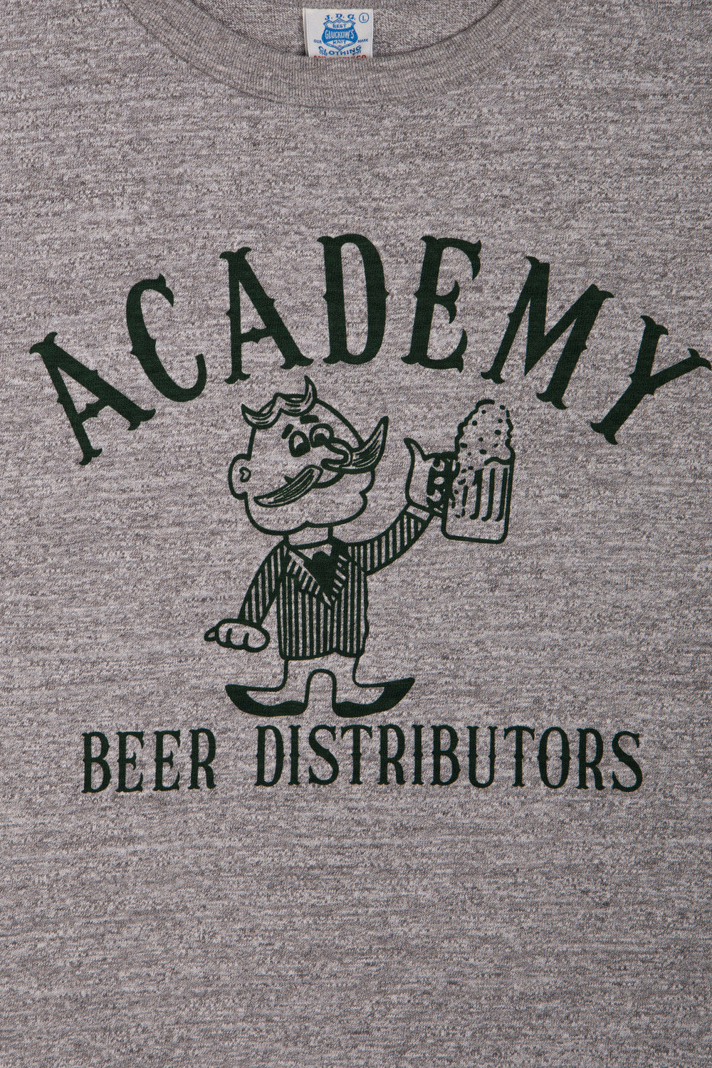 JG-CS06 ACADEMY BEERDISTRIBUTORS Tee - HEATHER
GRAY