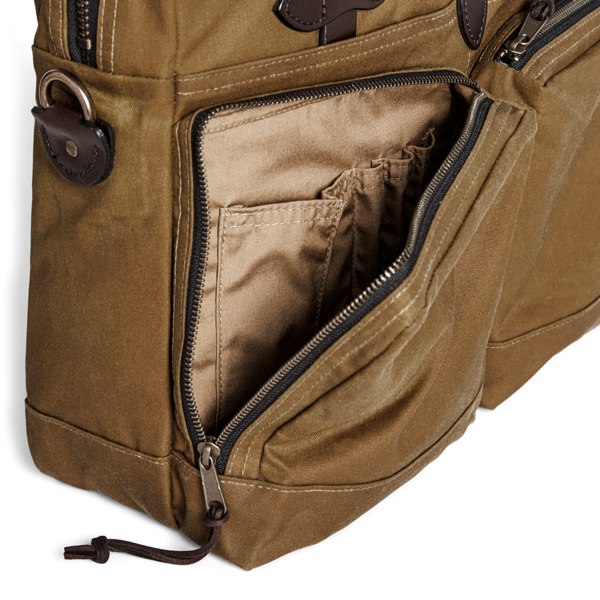 24 HOUR TIN BRIEFCASE - DARK TAN