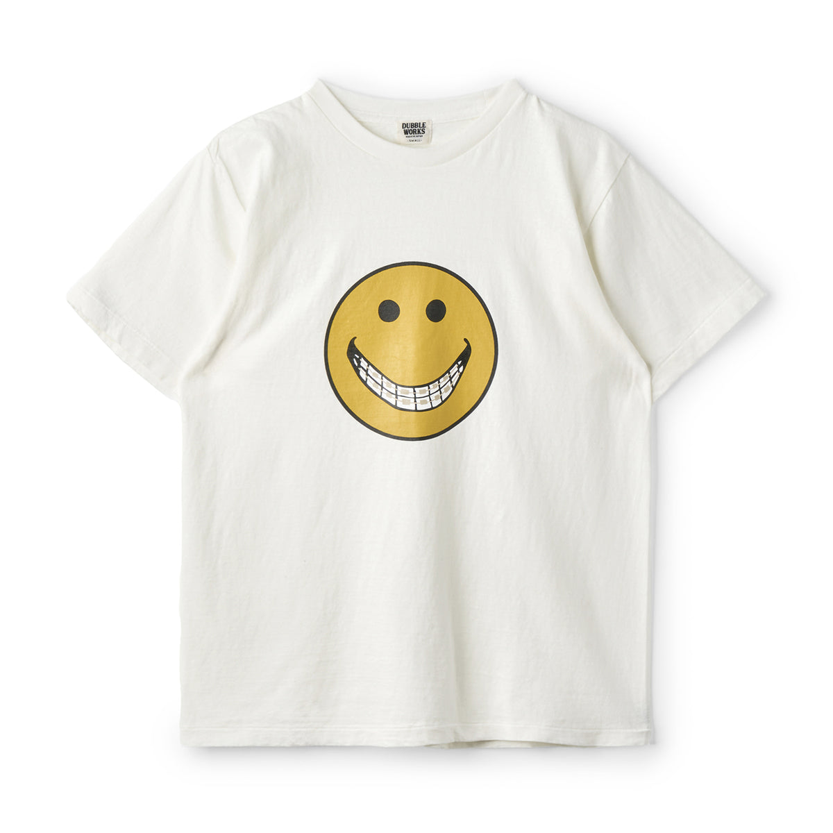 33005-01 PRINTED TEE "TIN GRINS" - OFF WHITE