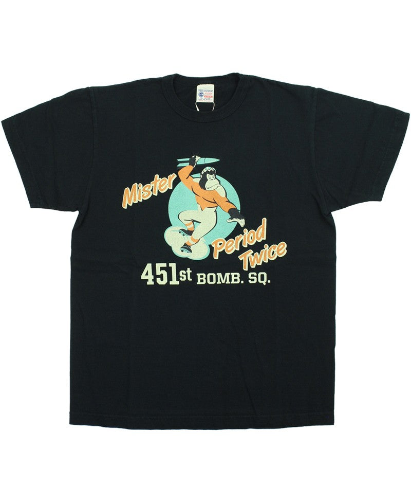 BR79703 T-SHIRT 451st BOMB. SQ. - BLACK